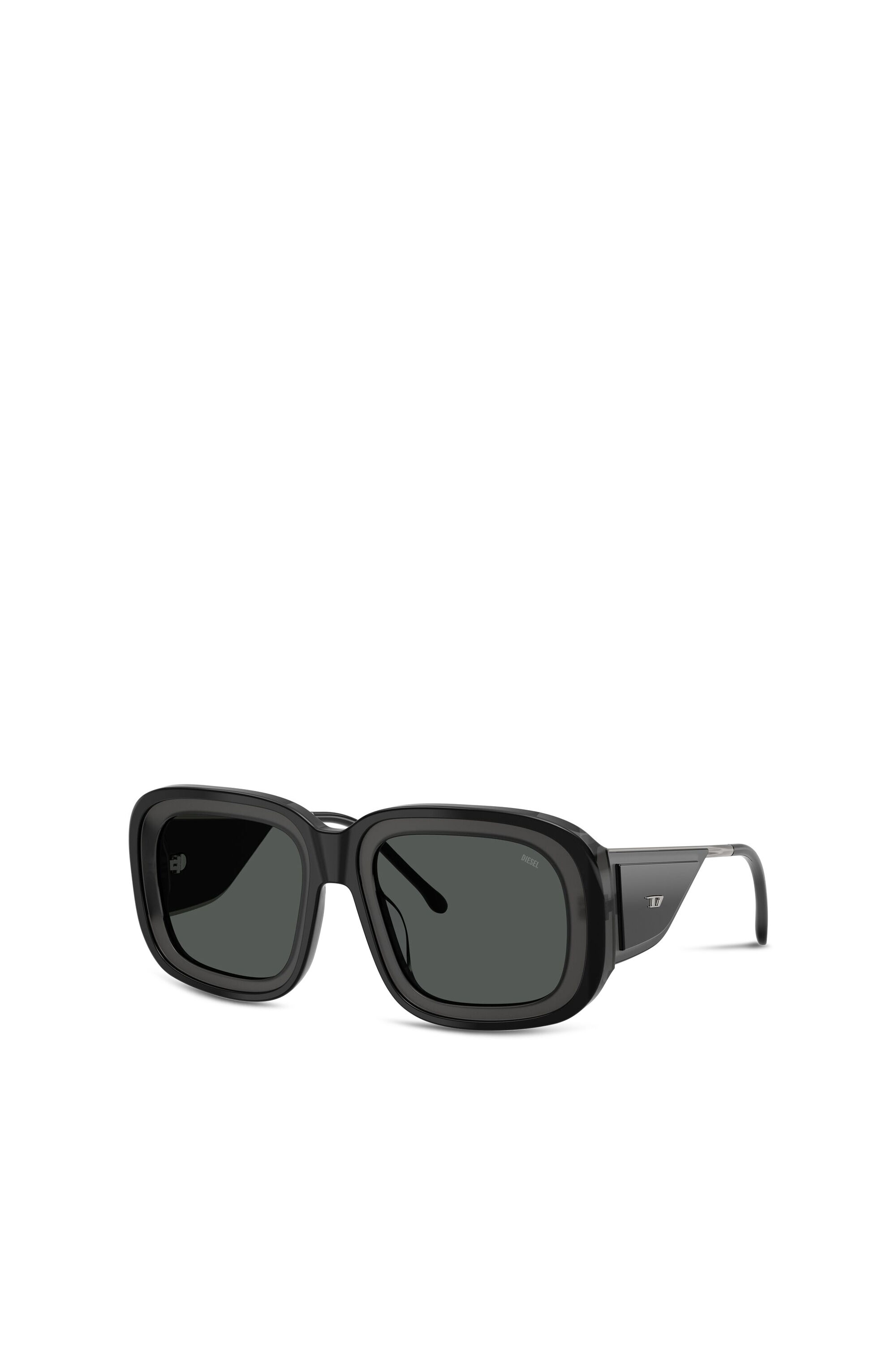 Diesel - 0DL2015U, Lunettes de soleil carr&eacute;es Mixte in Noir - 4