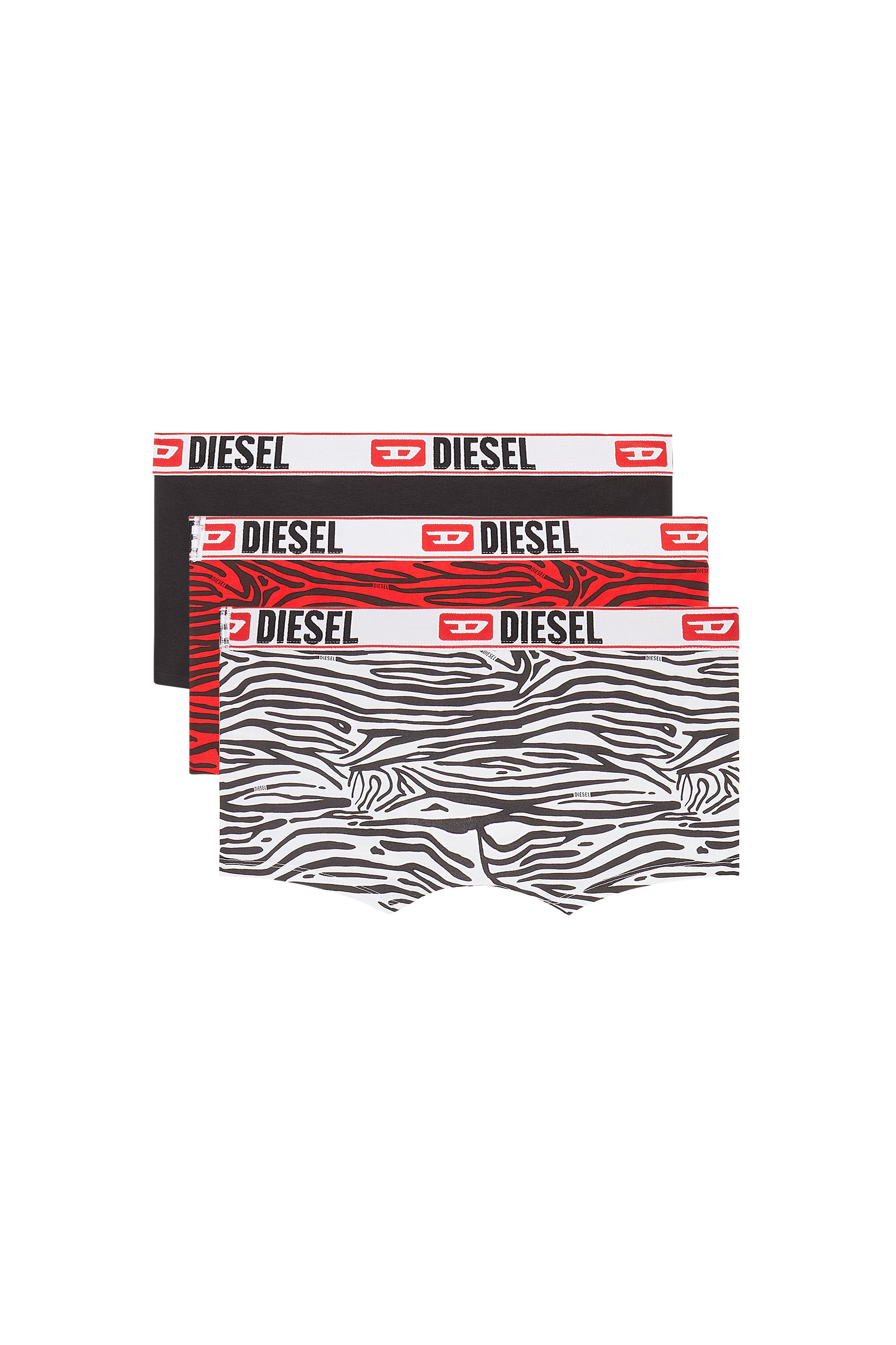Diesel - UMBX-DAMIENTHREEPACK, Bianco/Rosso - Image 2