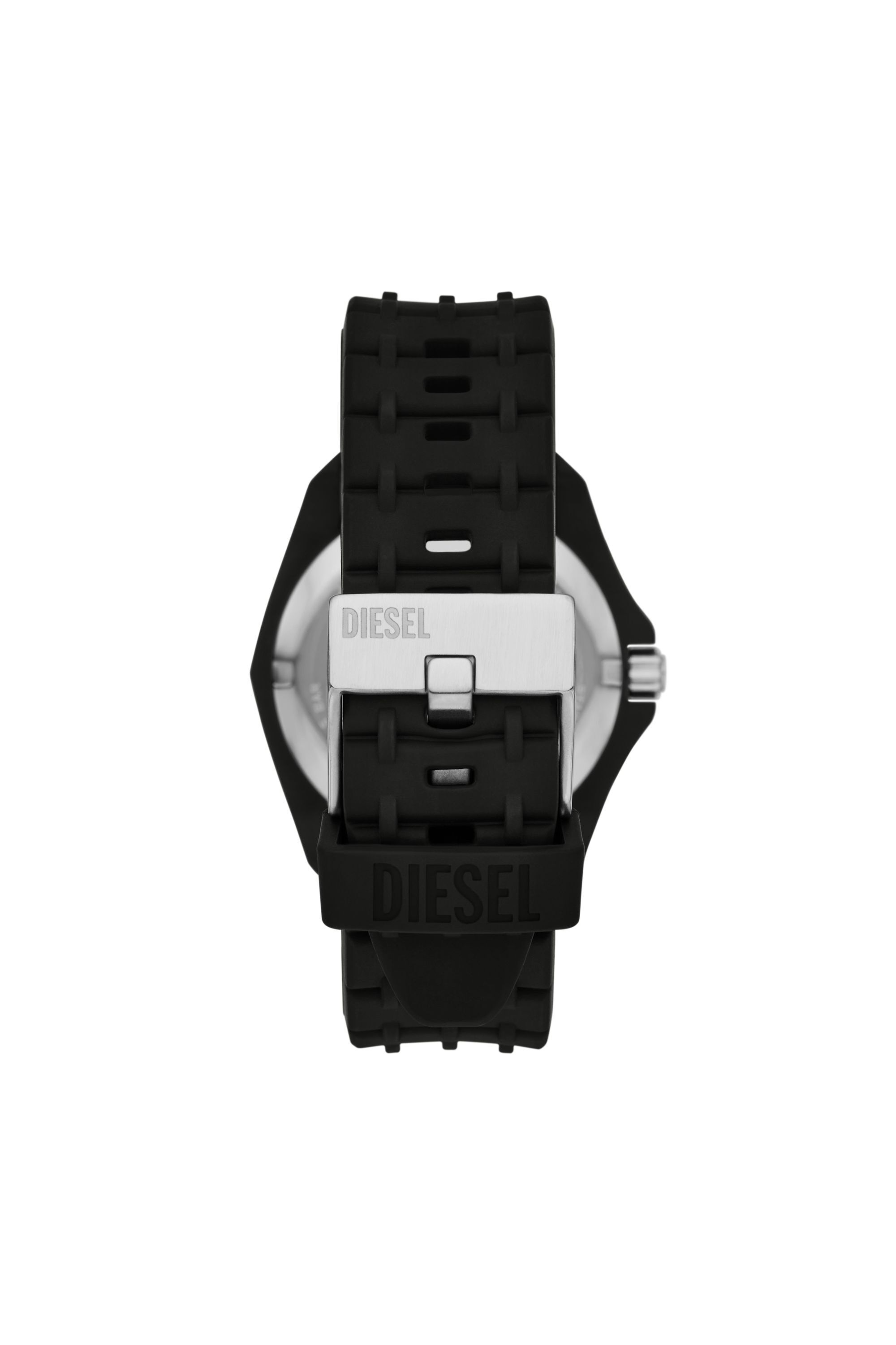 Diesel - DZ2243 WATCH, Herren Stinger Uhr aus schwarzem Silikon in Schwarz - 2