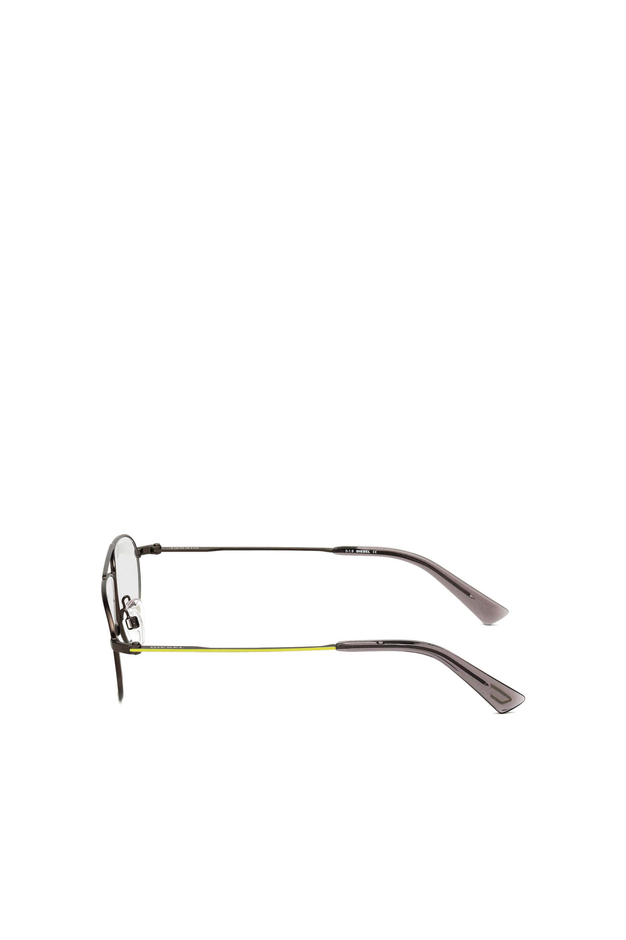 Diesel - DL5359, Herren Metal Navigator Brille Brille in Schwarz - 4