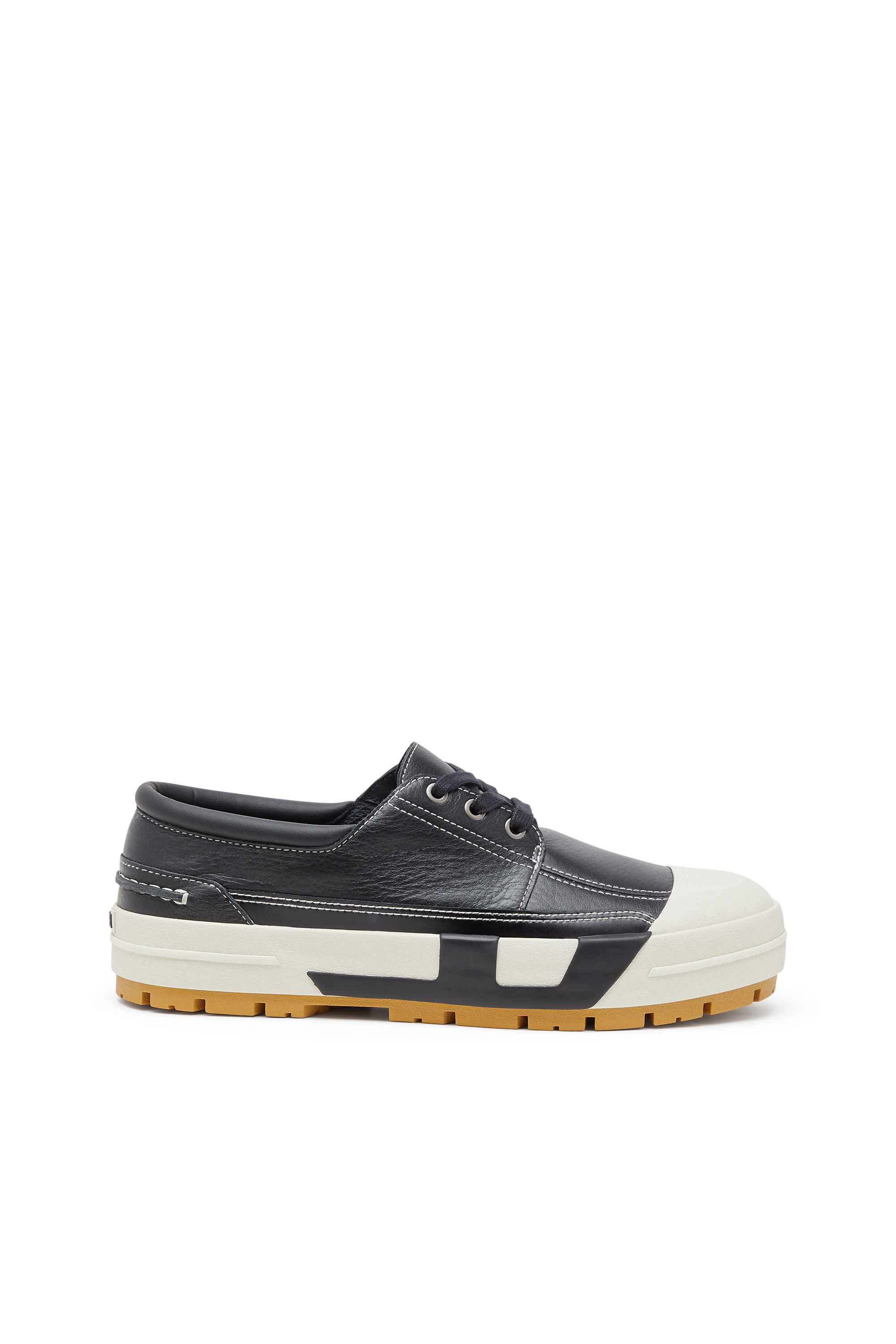 Diesel - S-D-VERSE MOCASSIN, Herren S-D-Verse - Hybrid-Mokassin aus Leder in Schwarz - 1