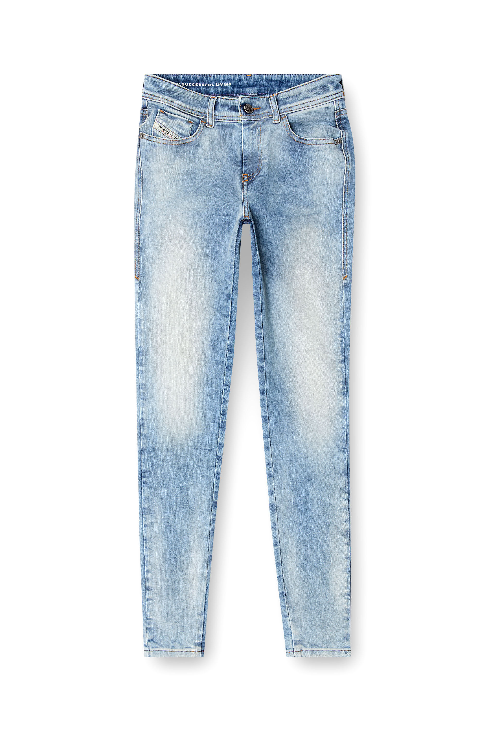 Diesel - Damen Skinny Jeans 2017 Slandy 09K72, Hellblau - 2