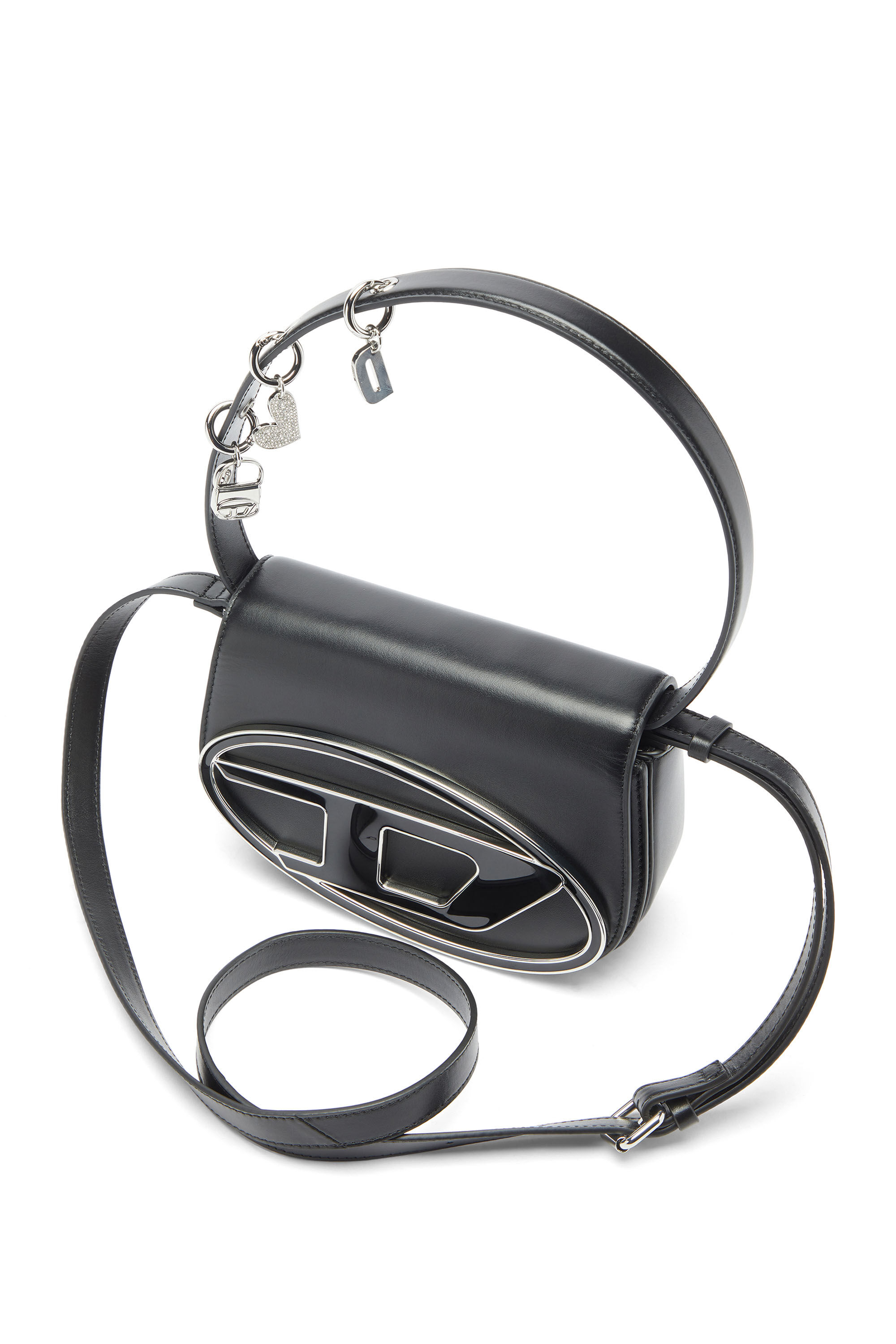 Diesel - 1DR, Damen 1DR - Ikonische Schultertasche aus Leder mit Henkel-Charms in null - 5