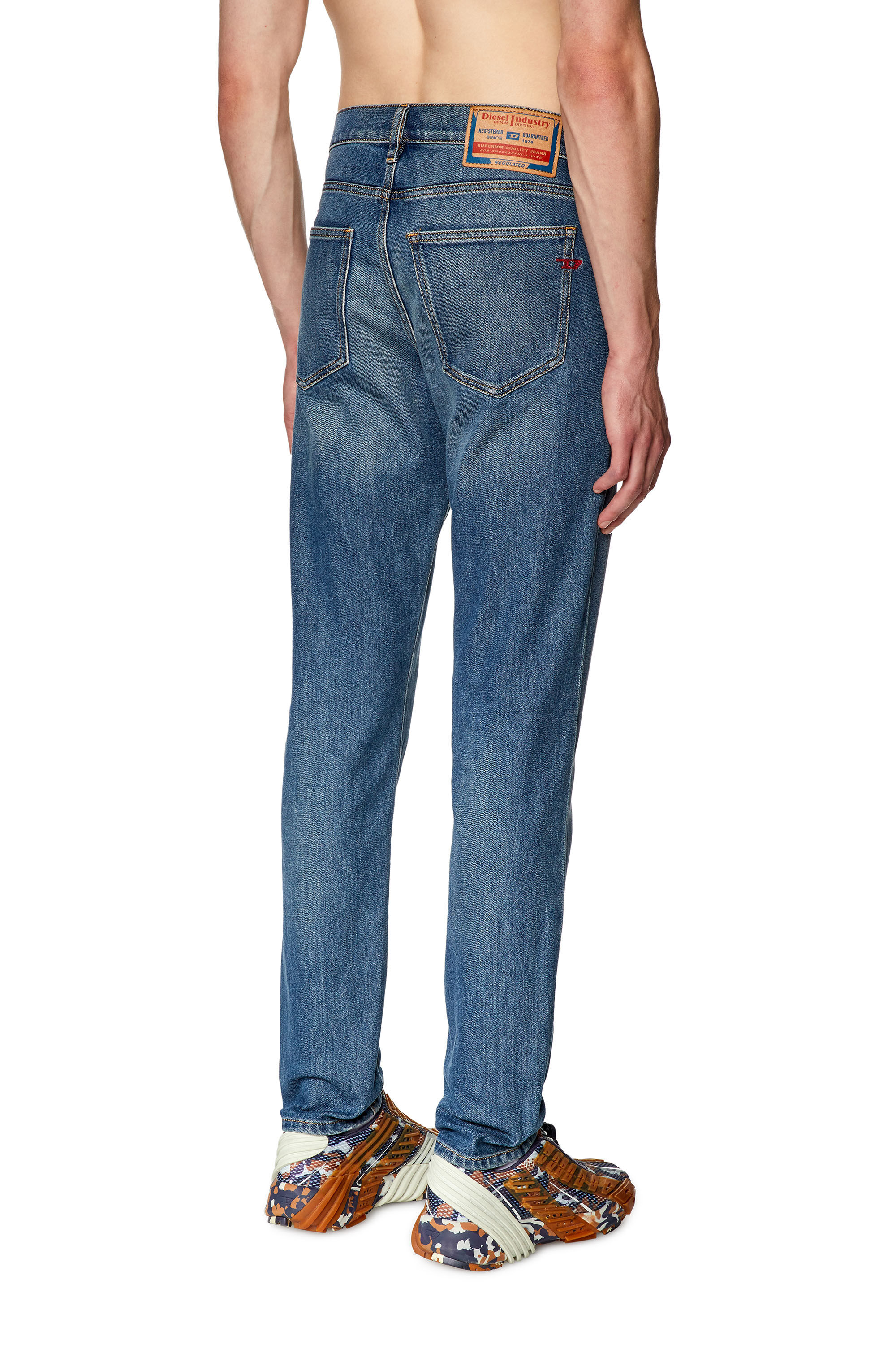 Diesel - Slim Jeans 2019 D-Strukt 09F88, Bleu moyen - Image 4