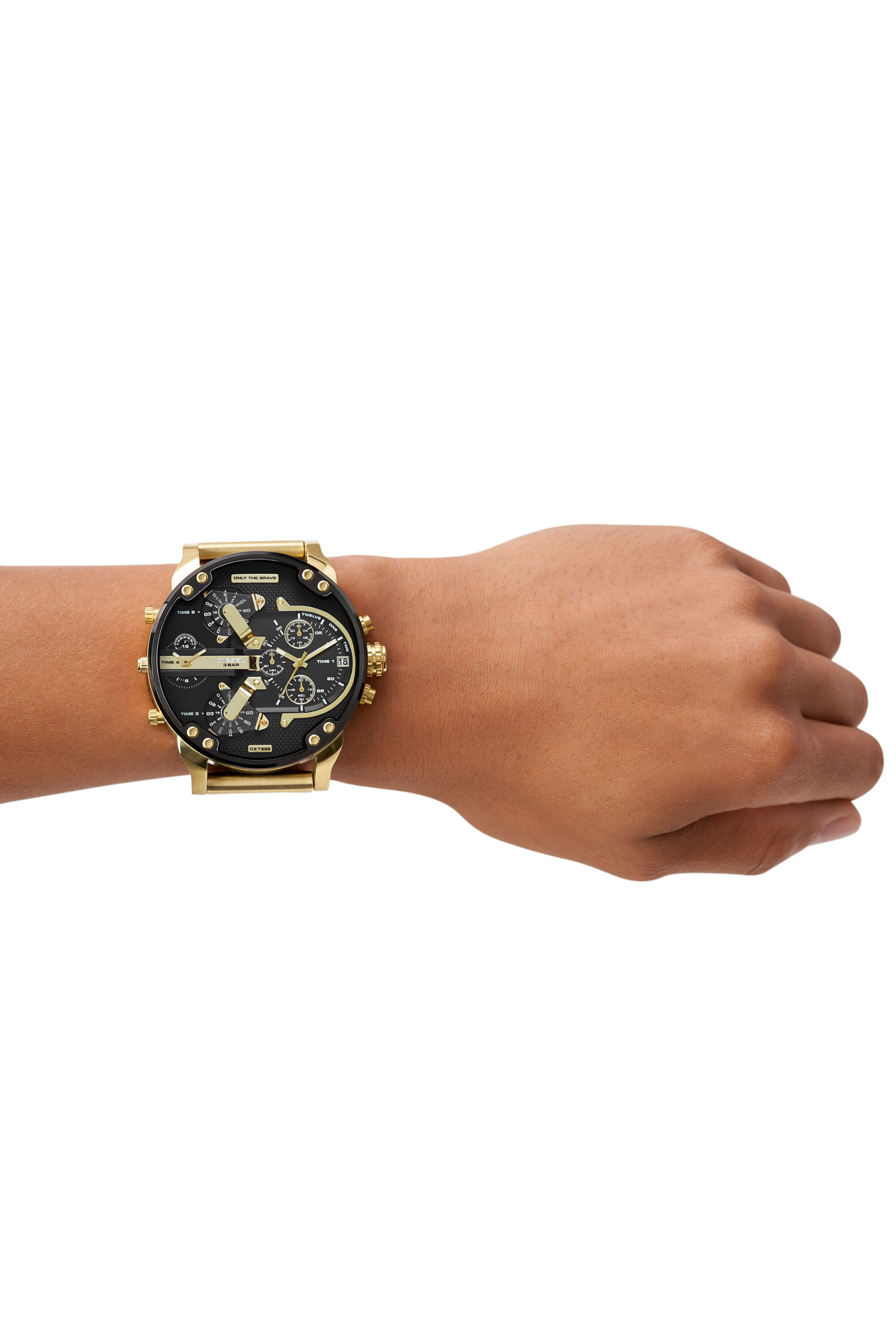 Orologio diesel nero e oro deals