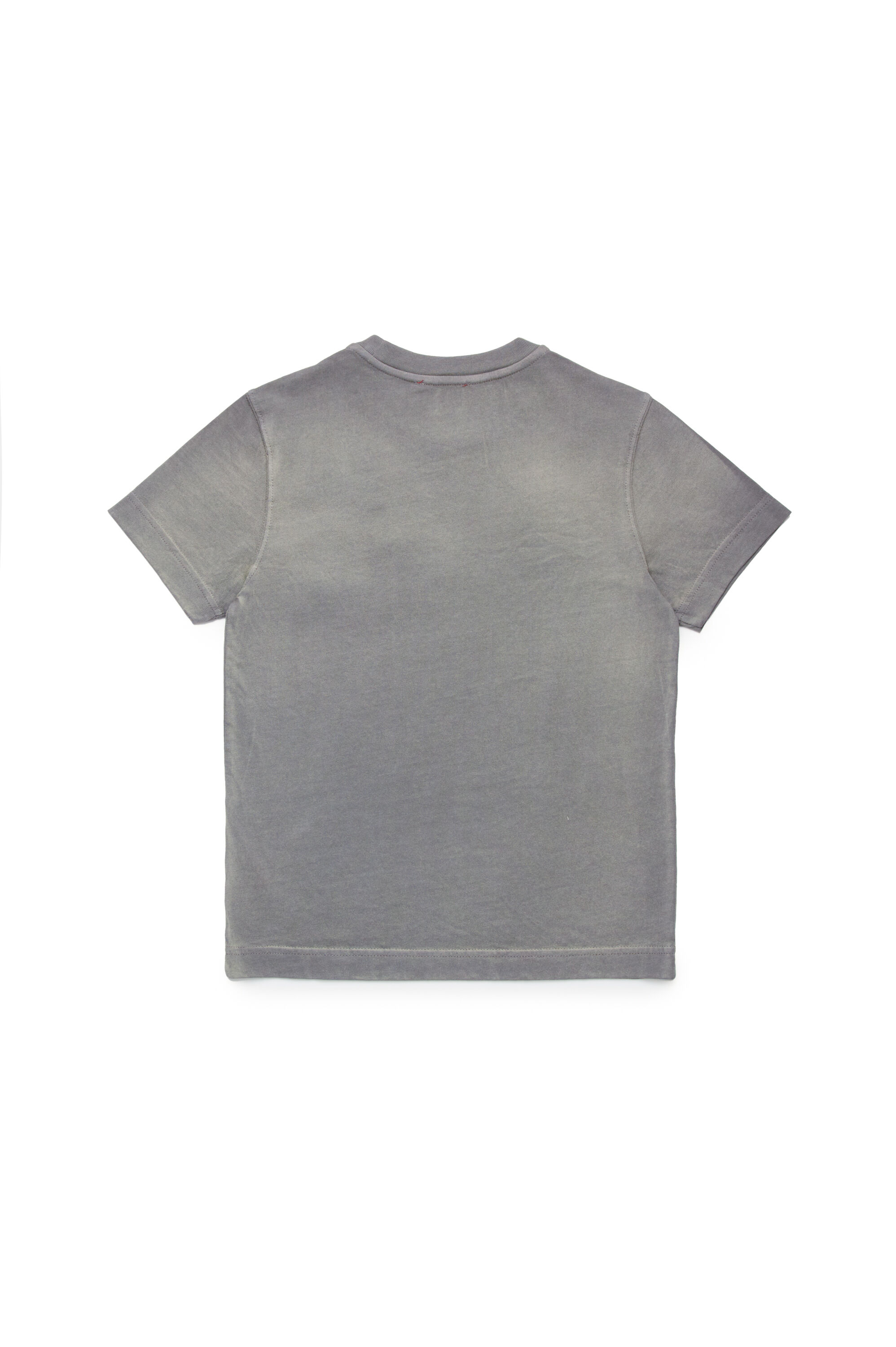 Diesel - TDACCY, Homme T-shirt avec empiècements Diesel en gros-grain in Gris - Image 2