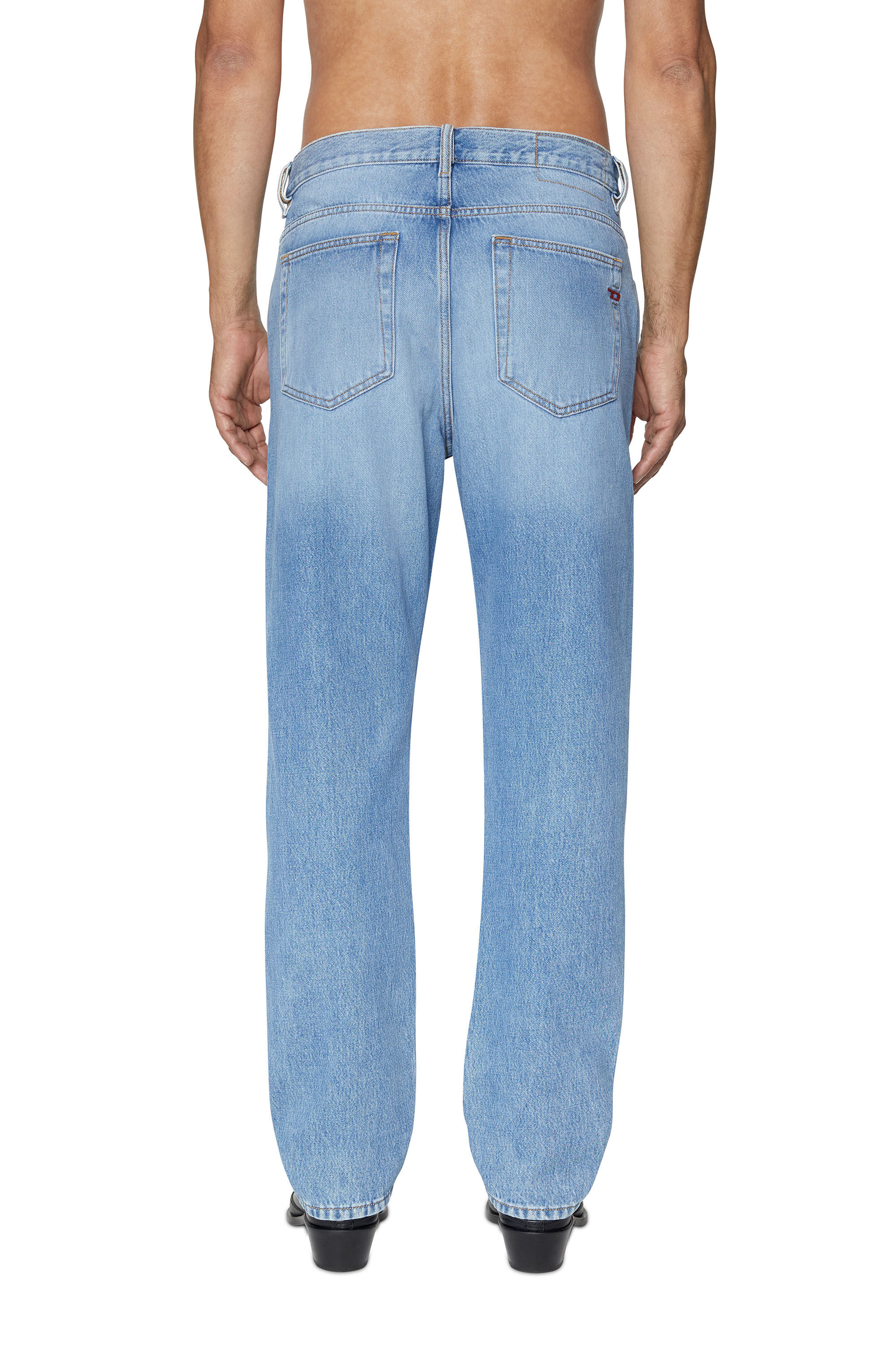 Diesel - Straight Jeans 2020 D-Viker 09C15, Bleu Clair - Image 4