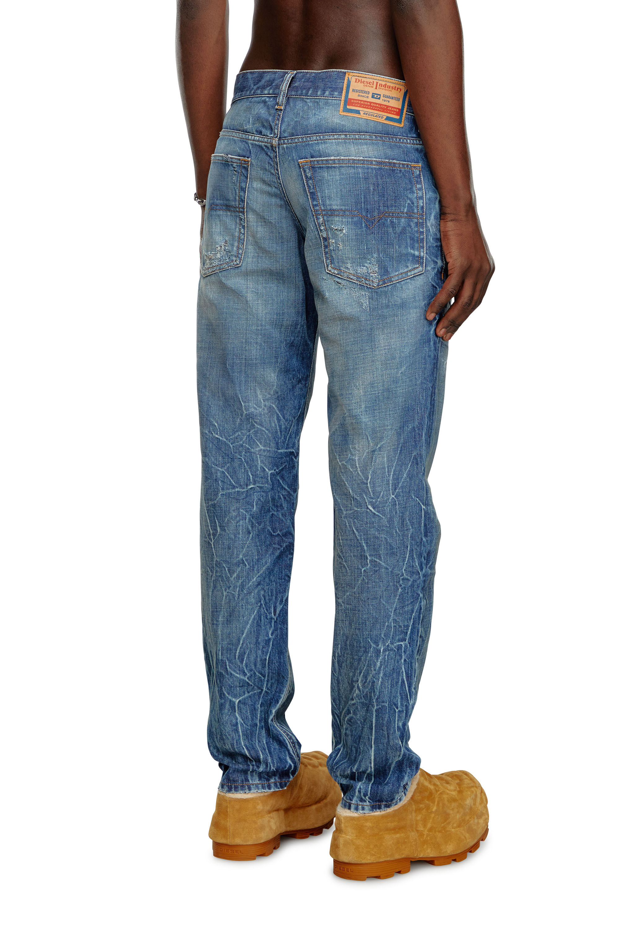 Diesel - Uomo Tapered Jeans 2023 D-Finitive 09K37, Blu medio - Image 4