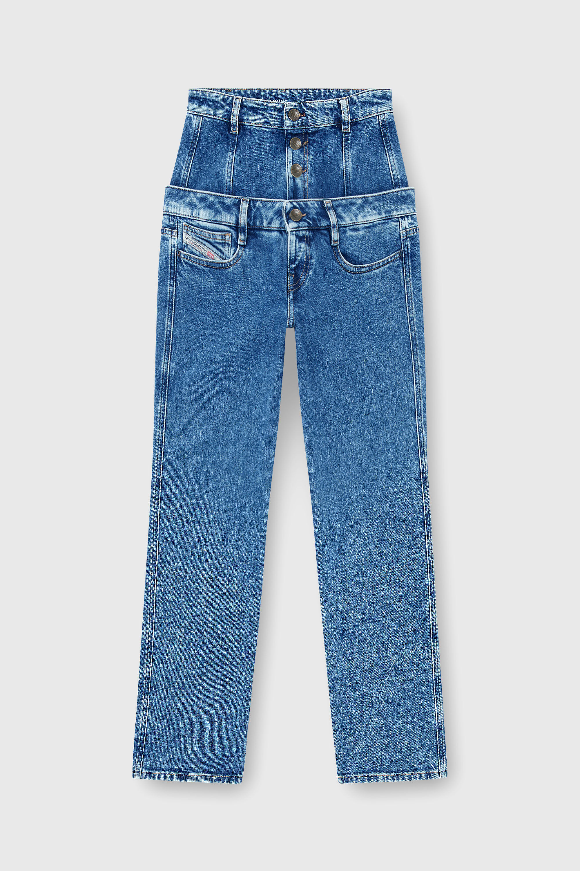 Diesel - Slim Jeans D-Fynora 007EU Femme, Bleu moyen - Image 6