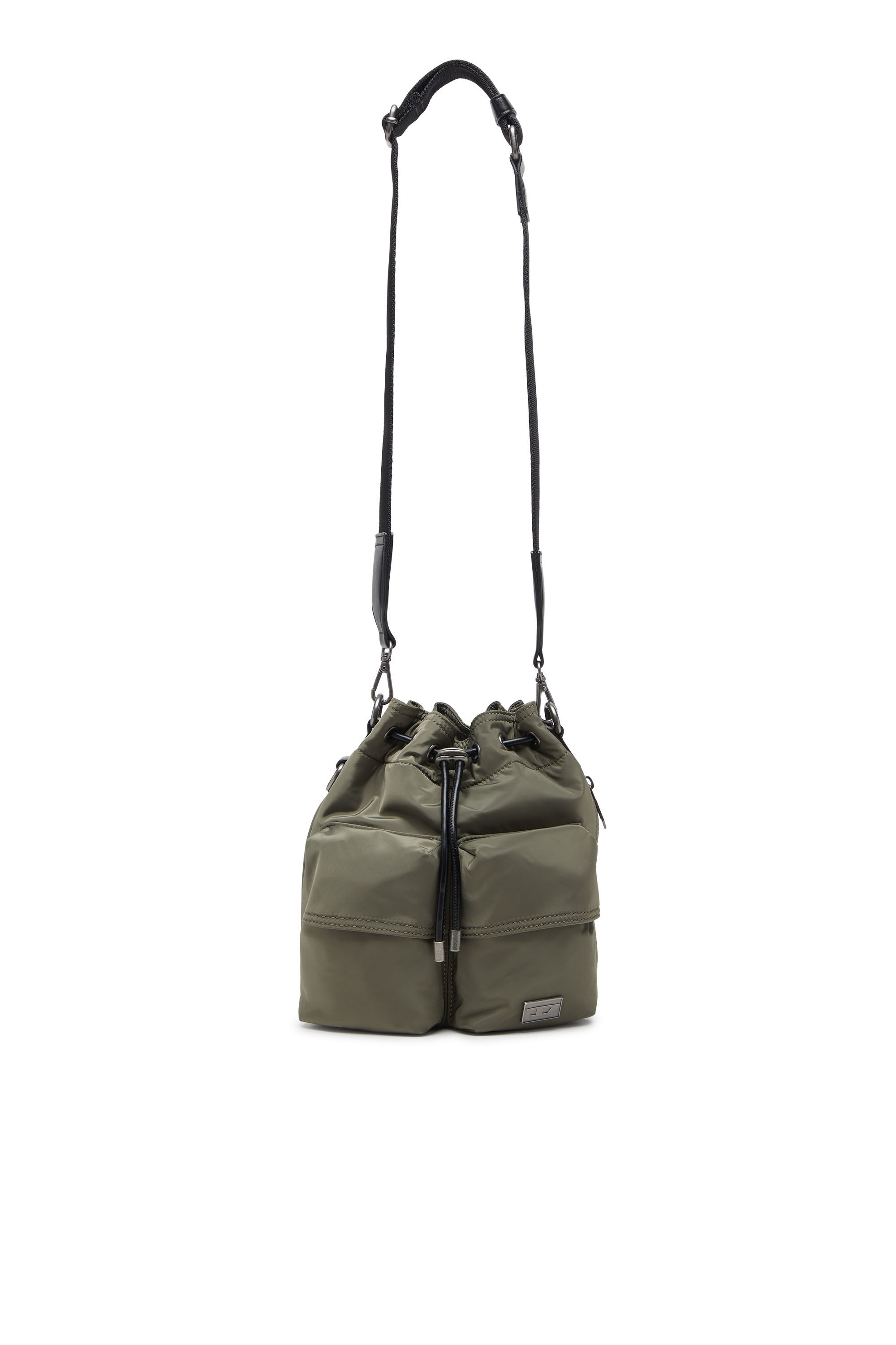 Diesel - MULTI-PKTS BUCKET X, Multi-Pkts-Sac seau multipoche en étoffe utilitaire Mixte in Vert - 1