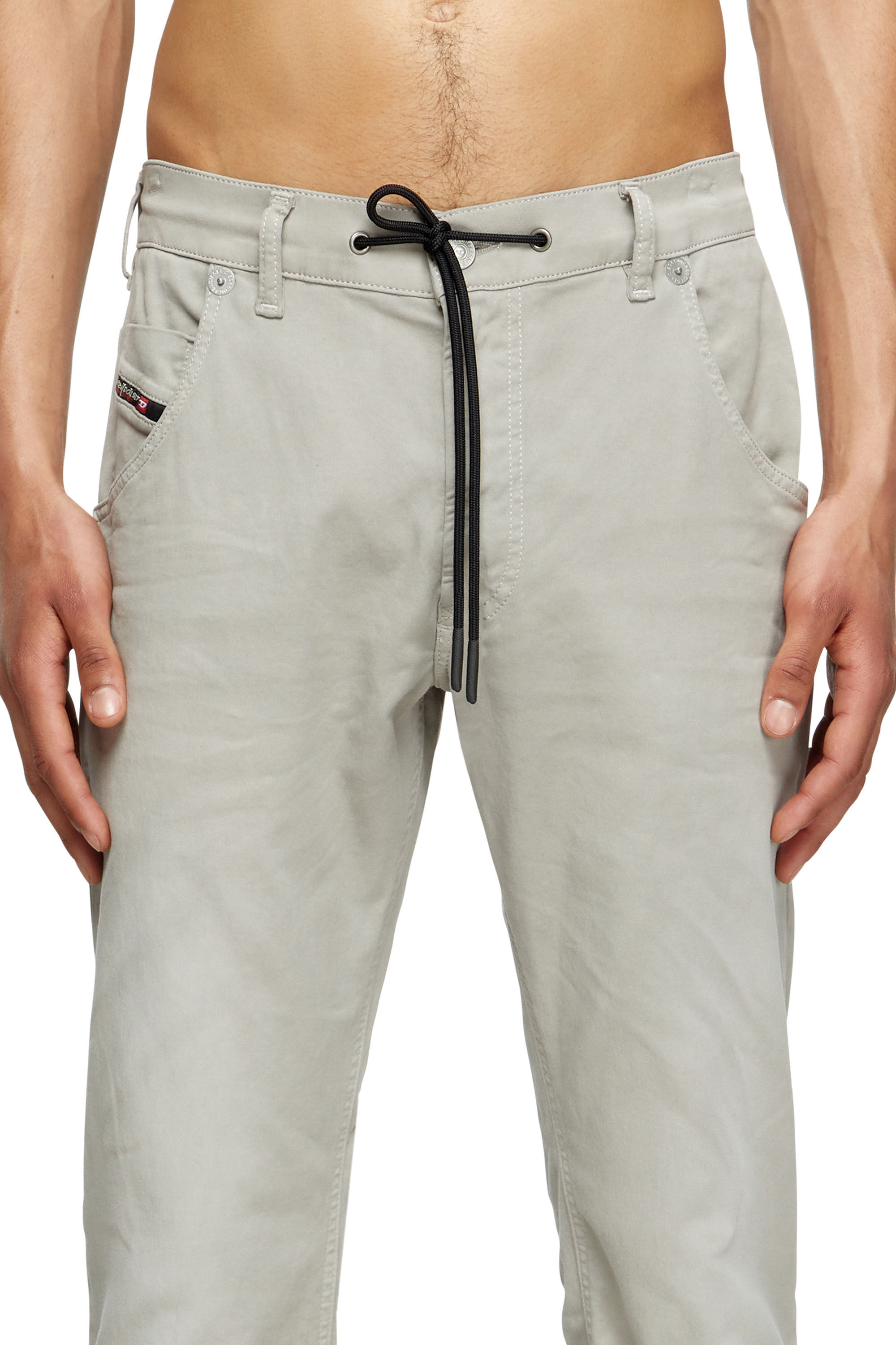 Diesel - Herren Regular 2030 D-Krooley Joggjeans® 0670M, Hellgrau - 5