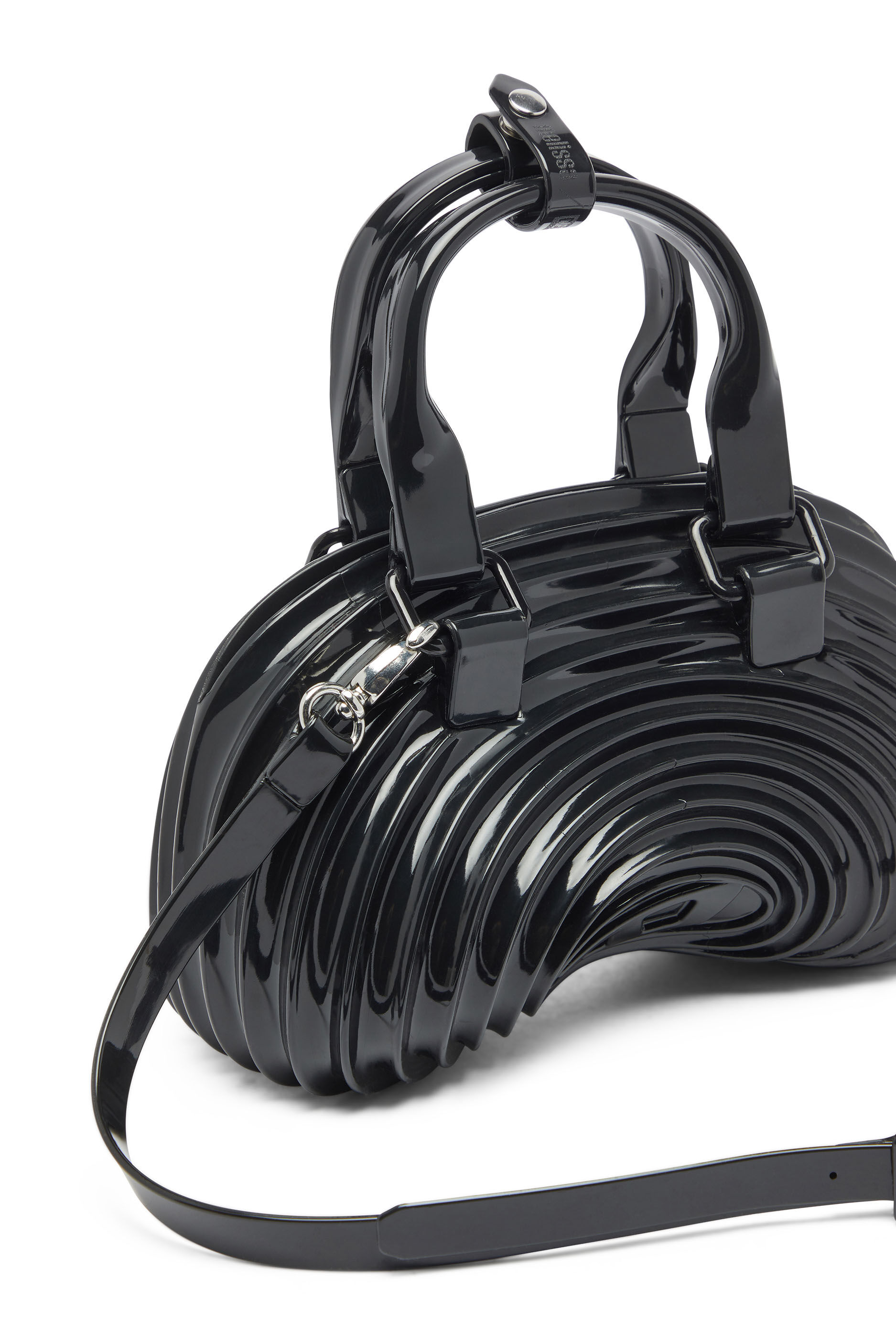Diesel - MELISSA QUANTUM DOME, Quantum Dome &ndash; Borsa a mano in Melflex&reg; Donna in Nero - 6