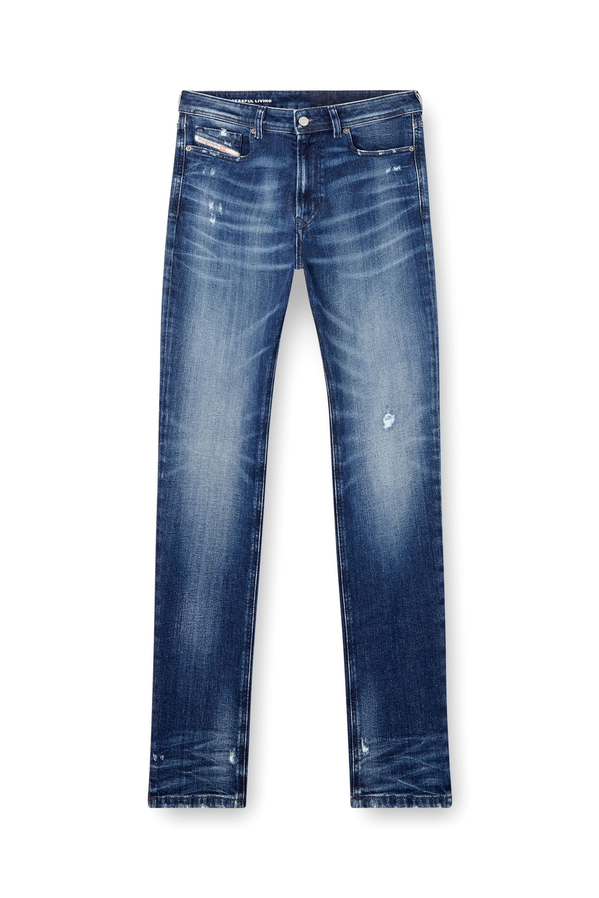 Diesel - Skinny Jeans 1979 Sleenker 09L42 Uomo, Blu Scuro - Image 2