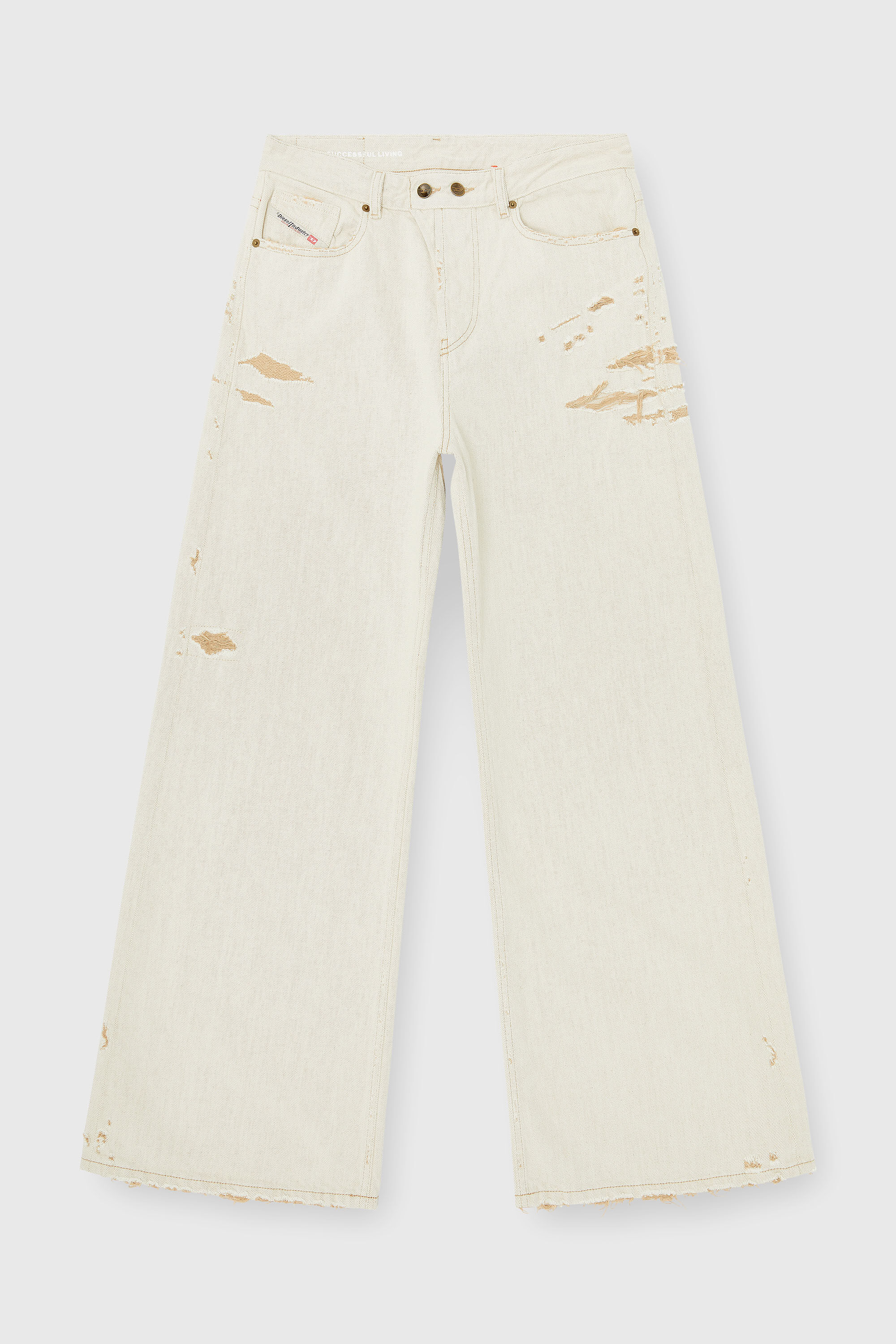 Diesel - Relaxed Jeans 1996 D-Sire 09P89 Femme, Beige - Image 6