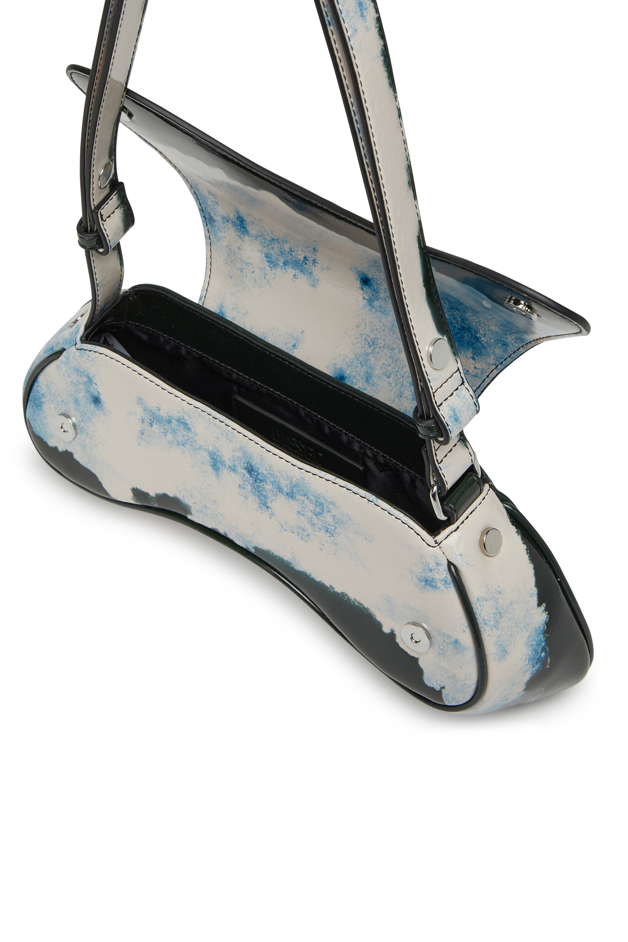 Diesel - PLAY CROSSBODY, Play-Sac à bandoulière en PU glossy imprimé Femme in Polychrome - 5