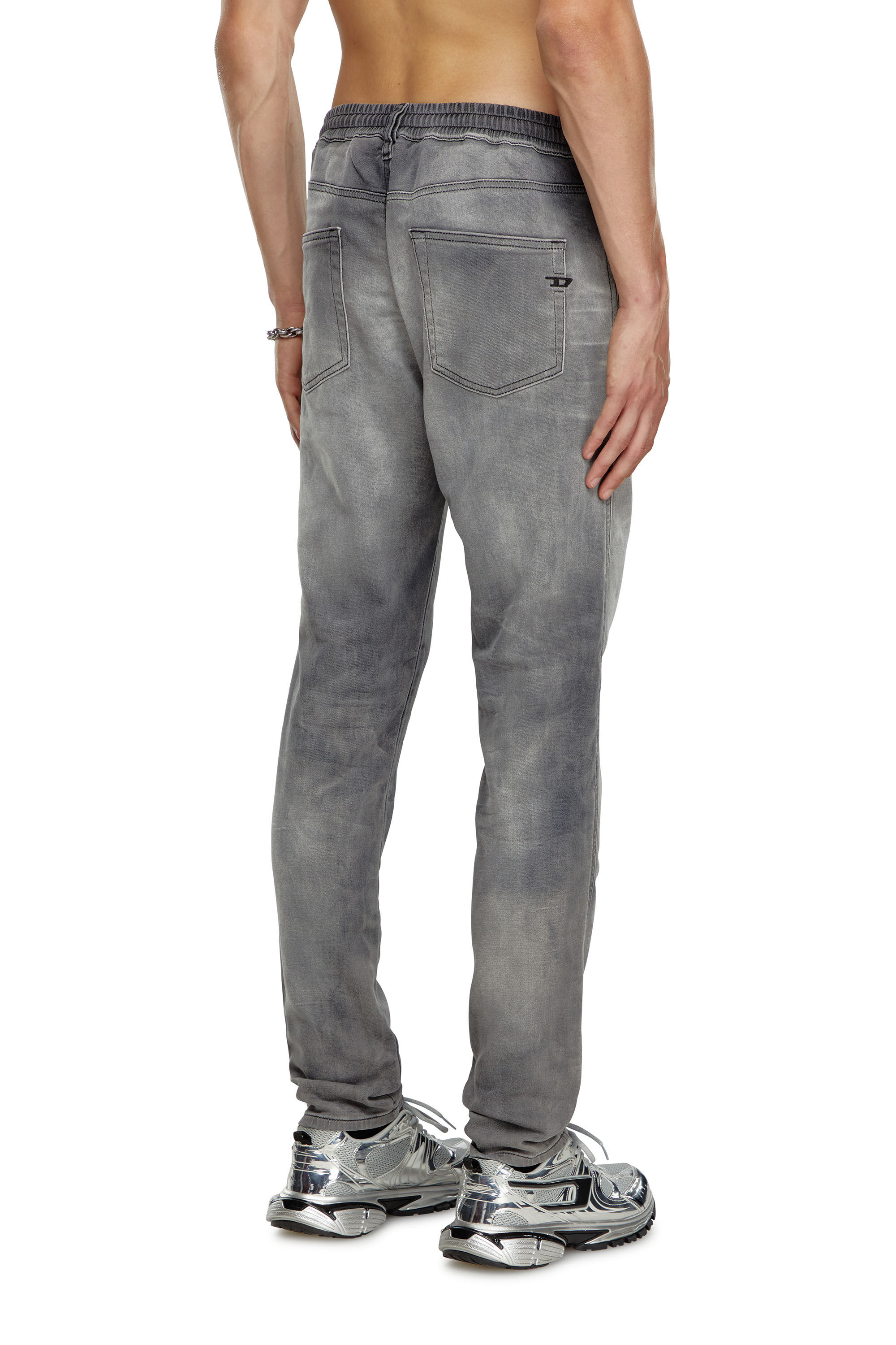 Diesel - Herren Slim 2060 D-Strukt Joggjeans® 068LR, Dunkelgrau - Image 4