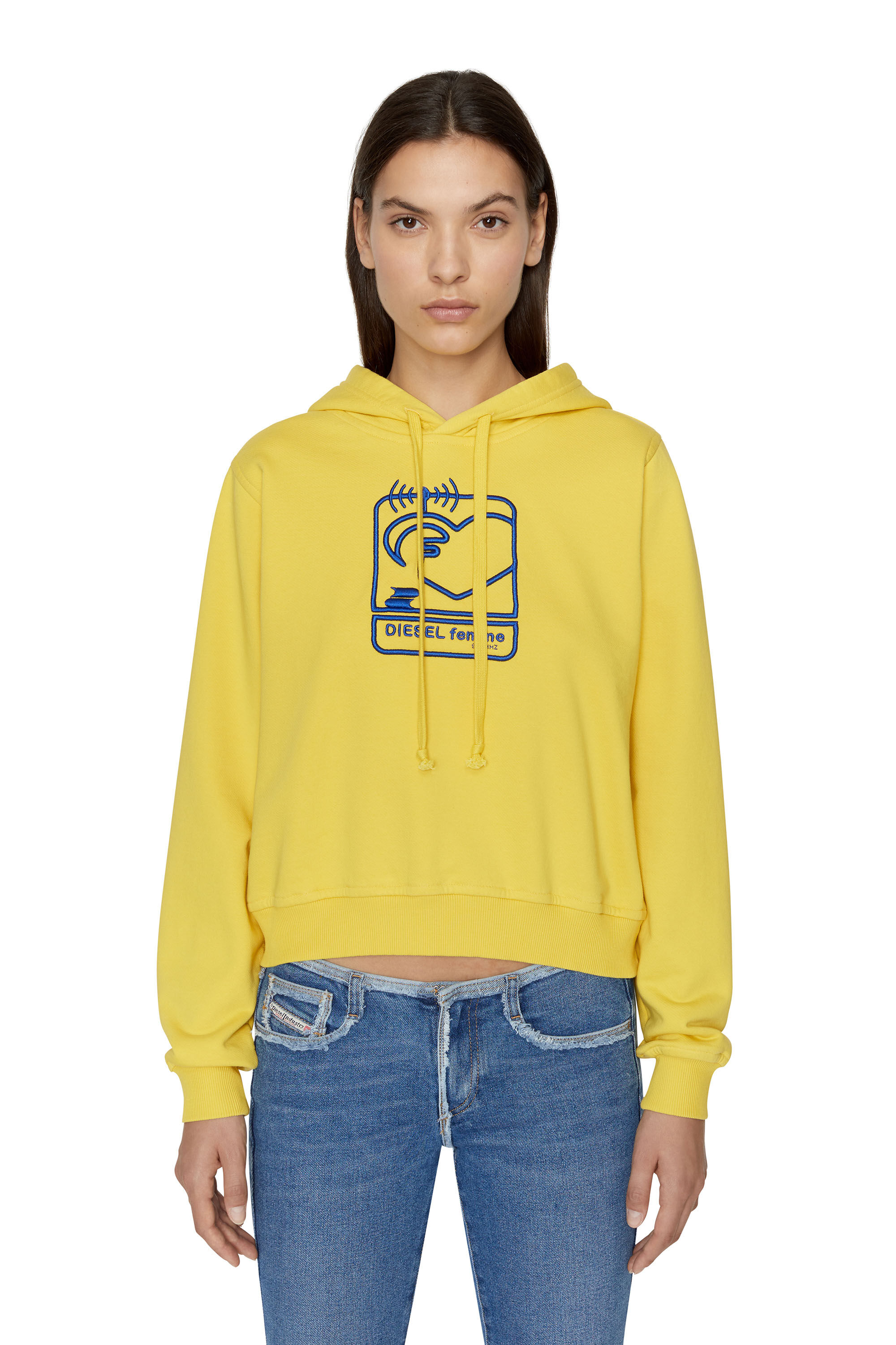 Diesel - F-REGGY-HOOD-E1, Gelb - Image 3