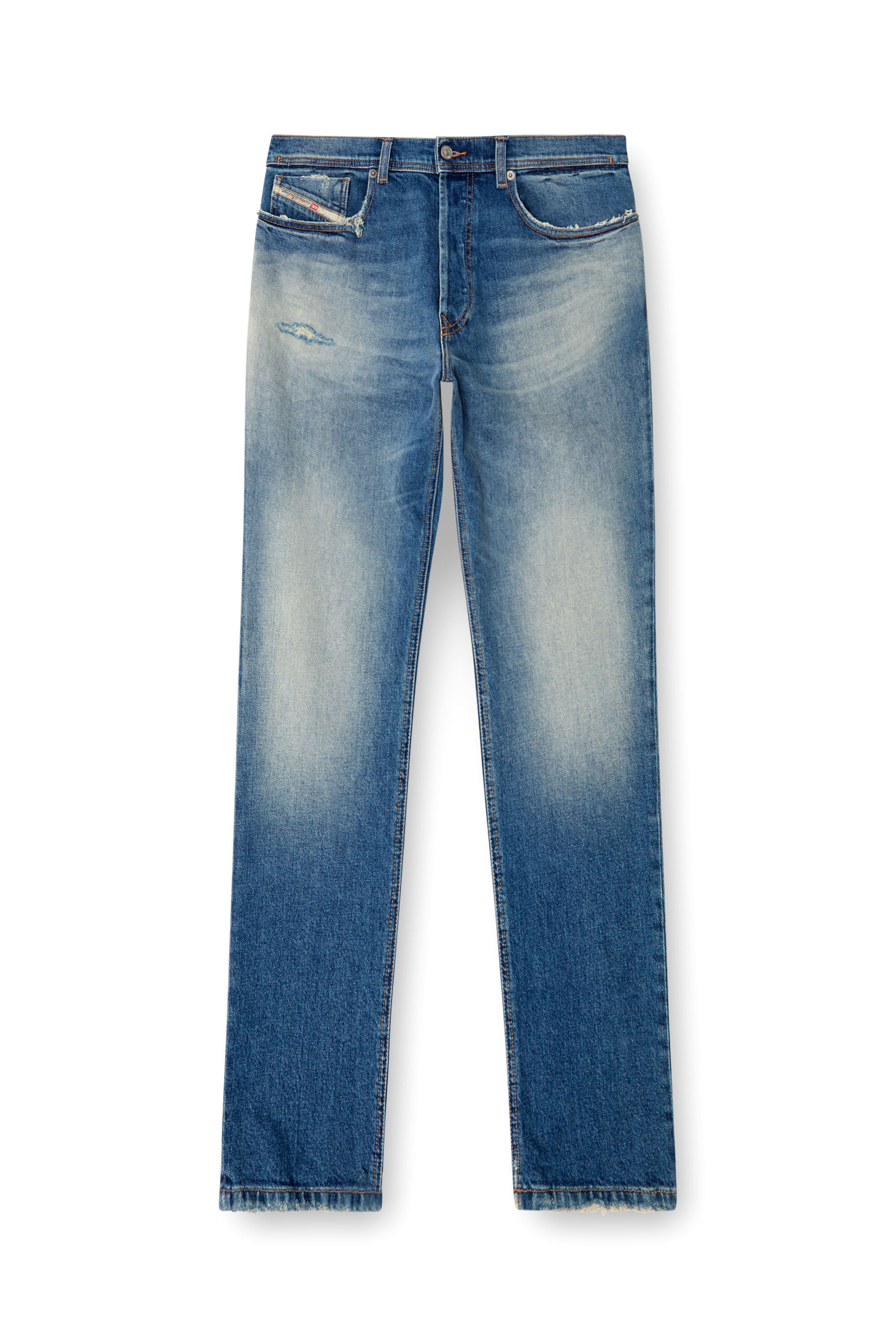 Diesel - Herren Regular Jeans 2023 D-Finitive 0BMBY, Mittelblau - 2