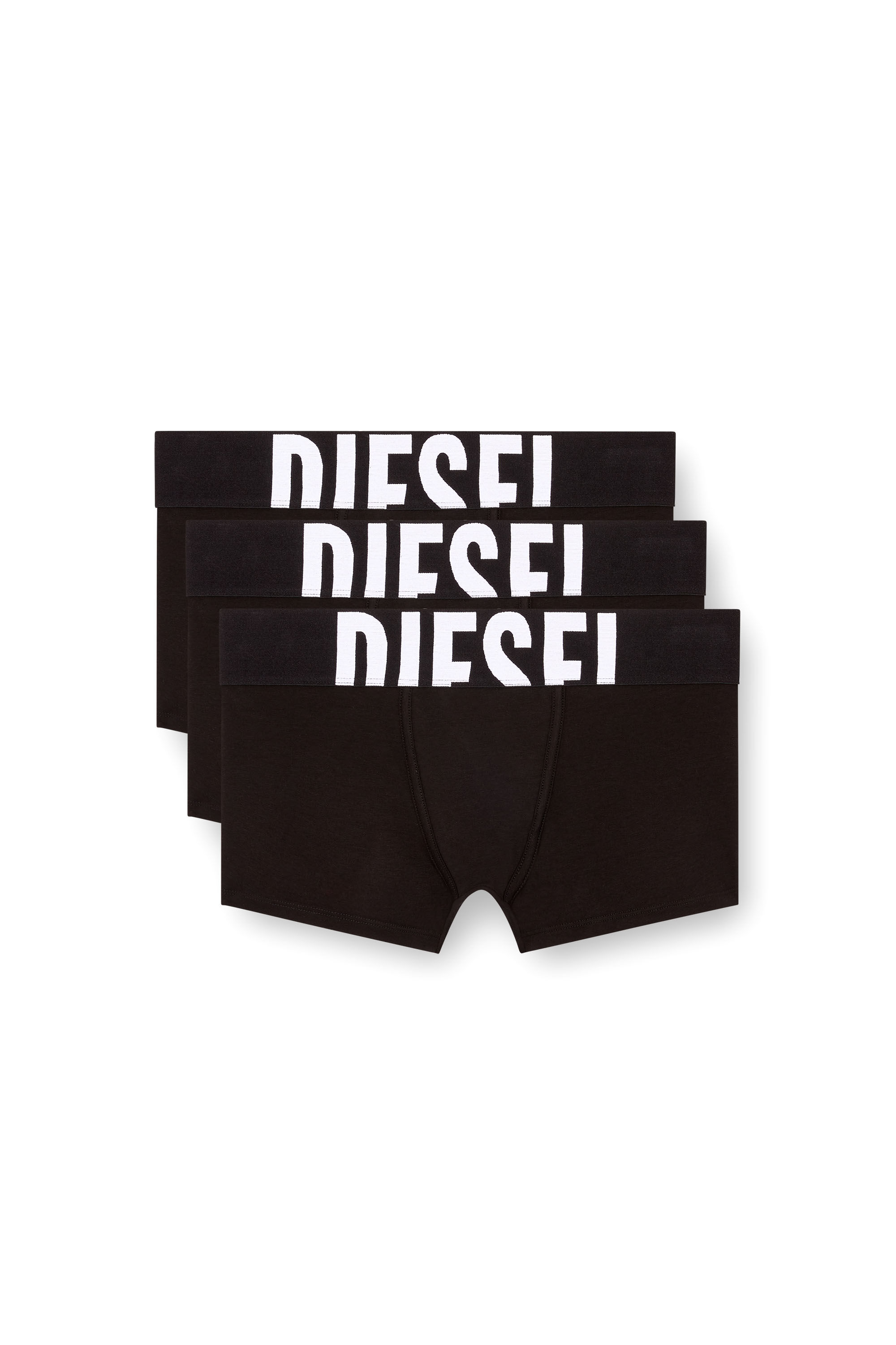 Diesel - UMBX-DAMIENTHREEPACK-5.5EL, Homme Lot de 3 boxers avec cut-off à logo in Noir - Image 1
