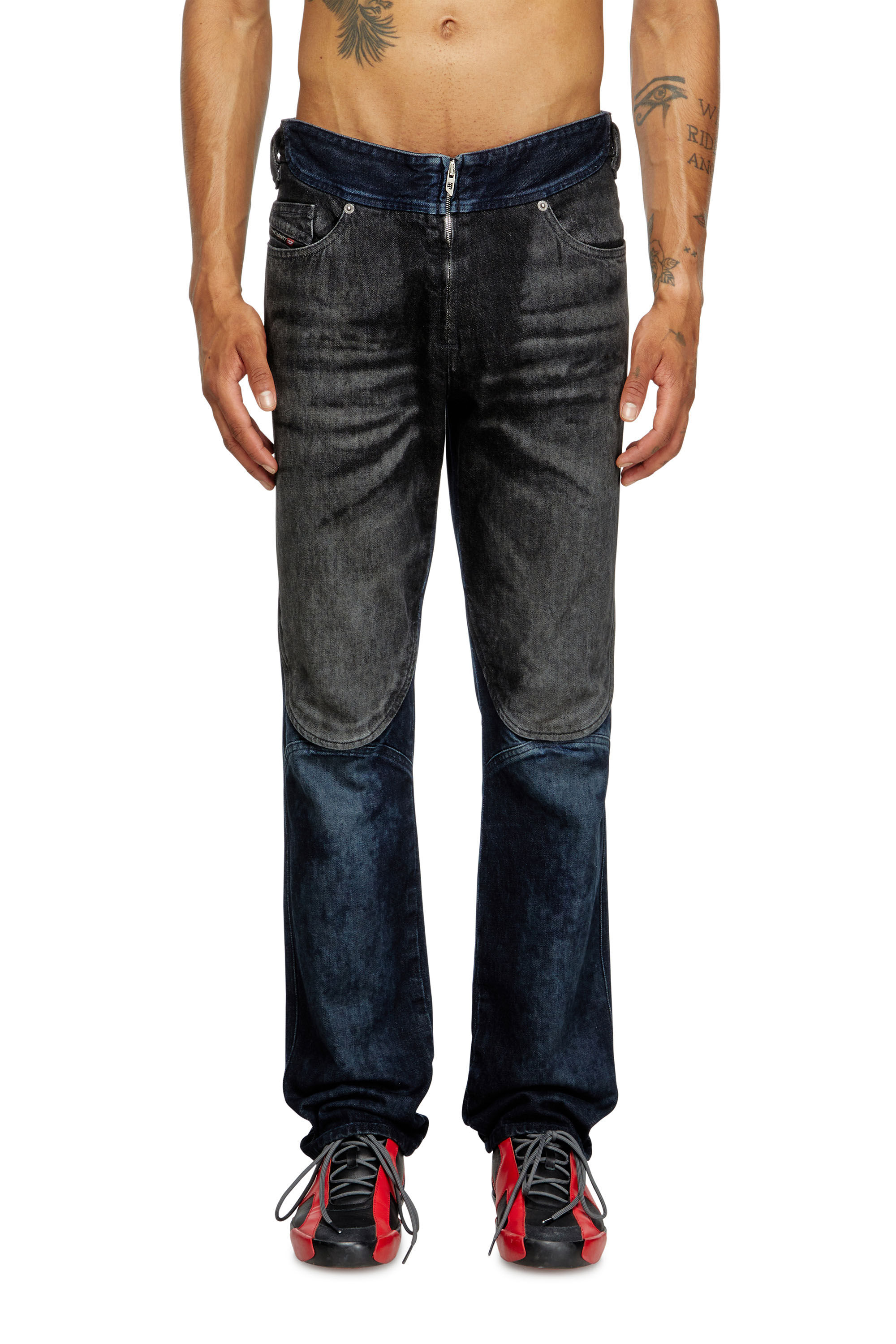 Diesel - Regular Jeans D-Bucy 007BX Homme, Bleu Foncé - Image 3