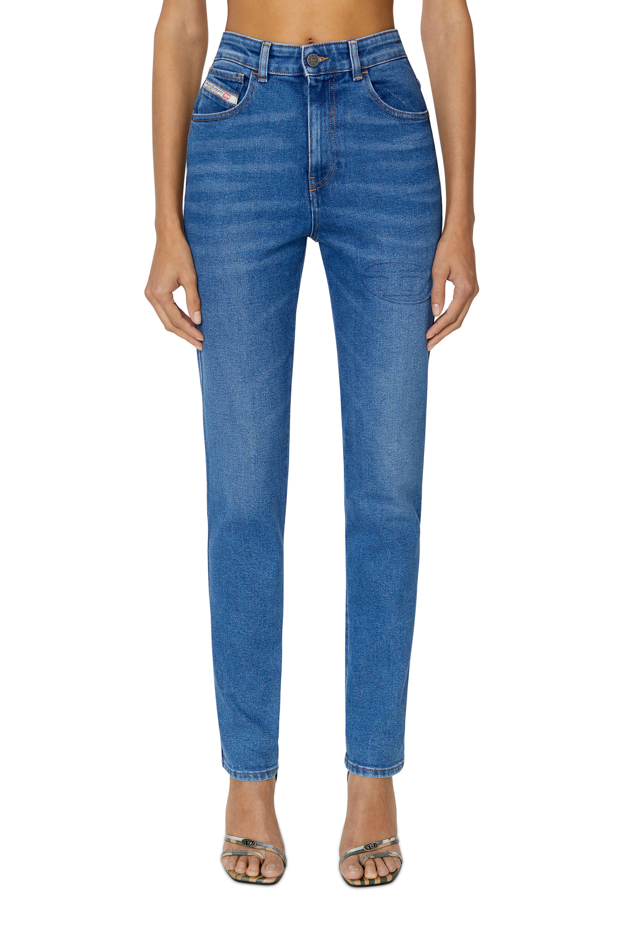 Diesel - 1994 09E34 Straight Jeans, Blu medio - Image 3