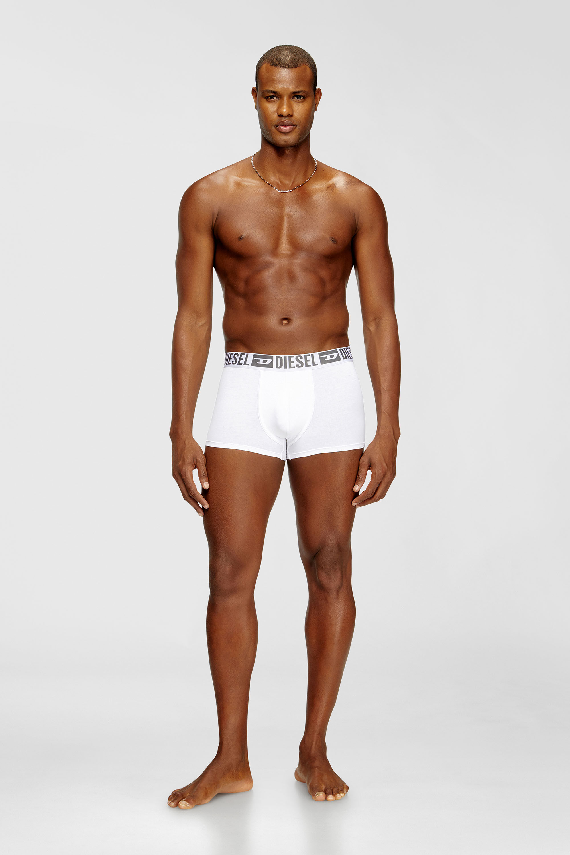Diesel - MIKE-D-CORE-3PACK, Lot de trois boxers en coton stretch avec ceinture ton sur ton Homme in Polychrome - 1