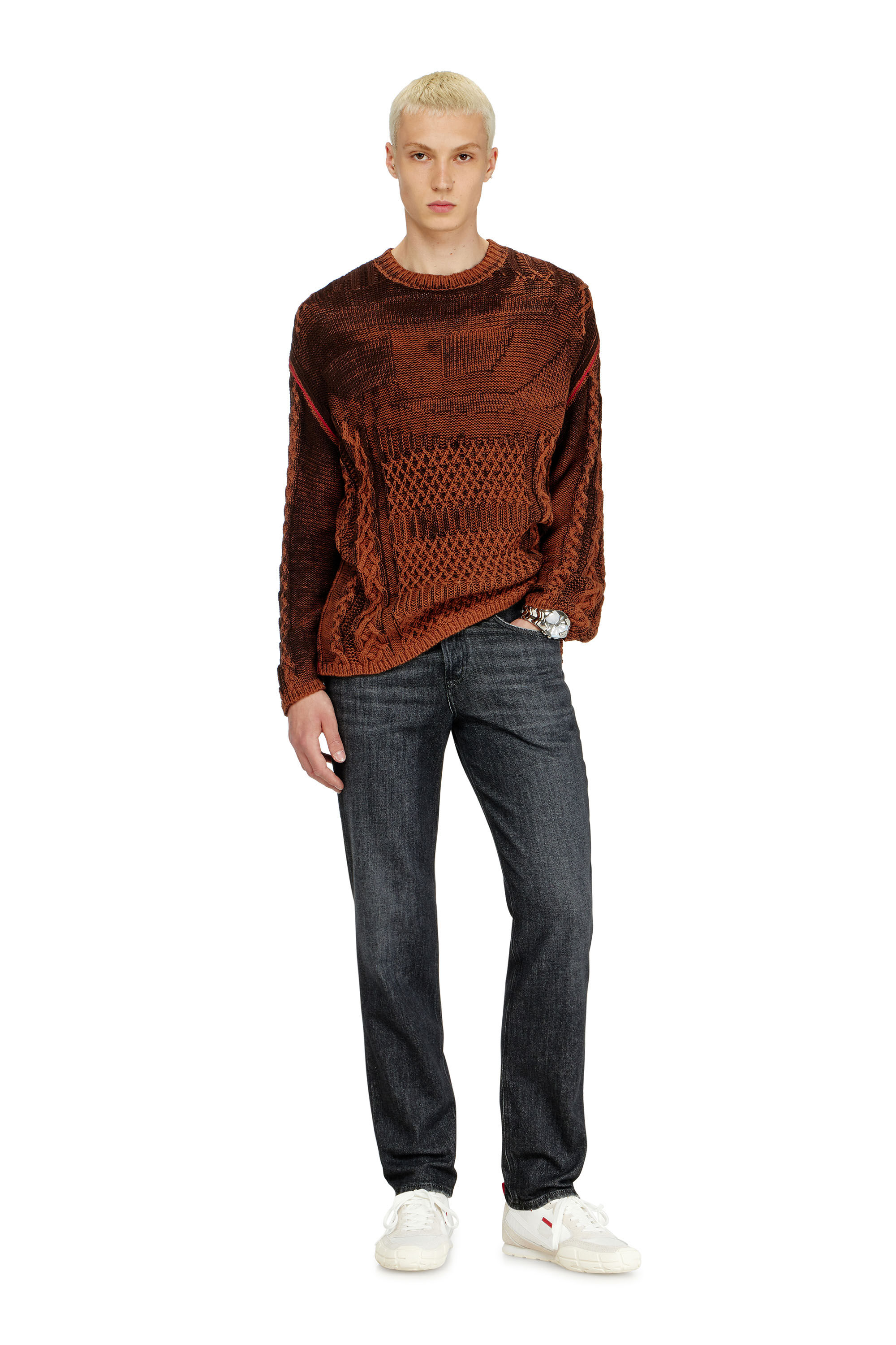 Diesel - Herren Regular Jeans 2023 D-Finitive 09P79, Schwarz/Dunkelgrau - 1