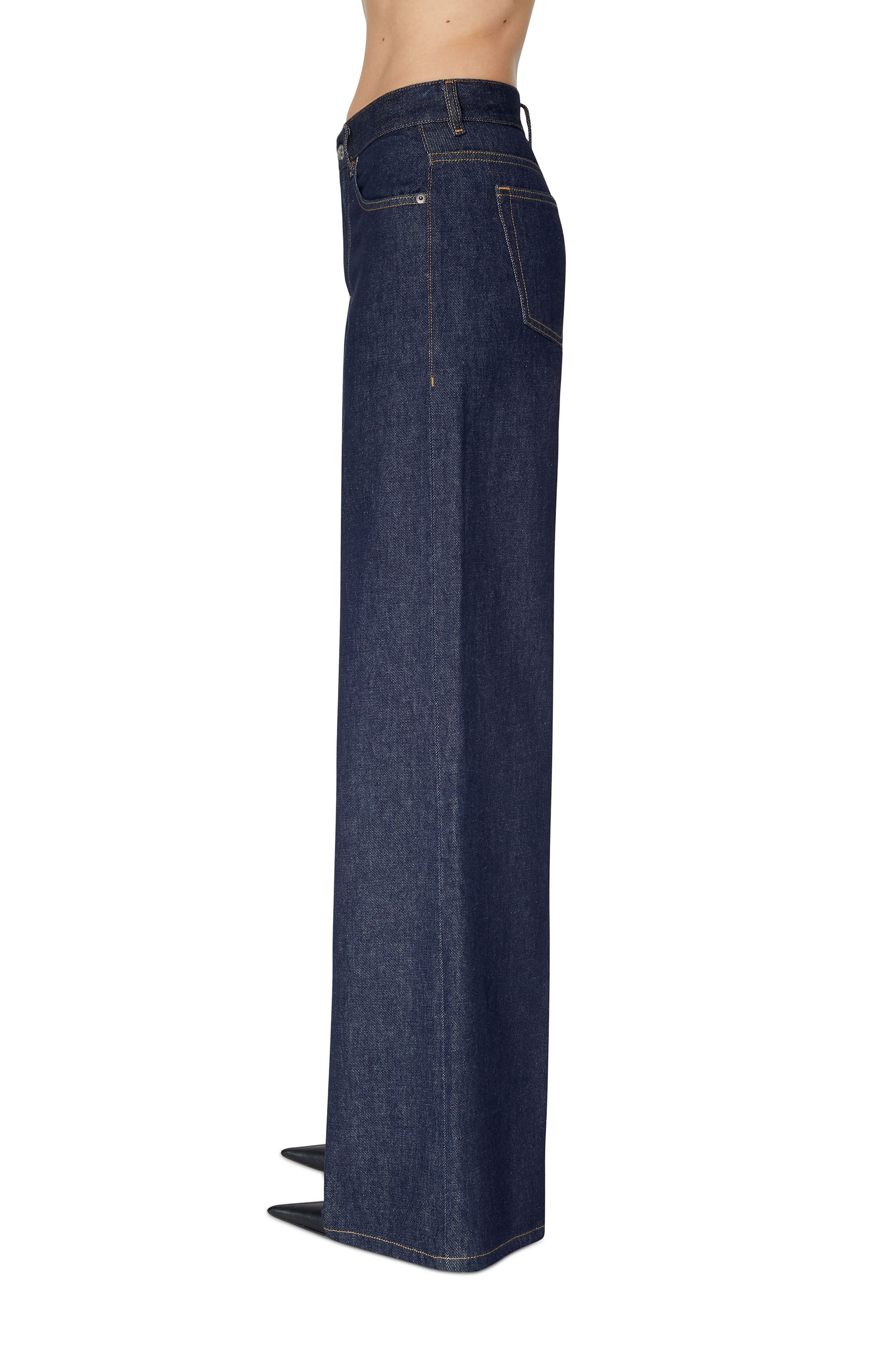 Diesel - 1978 Z9C02 Bootcut and Flare Jeans, Blu Scuro - Image 5