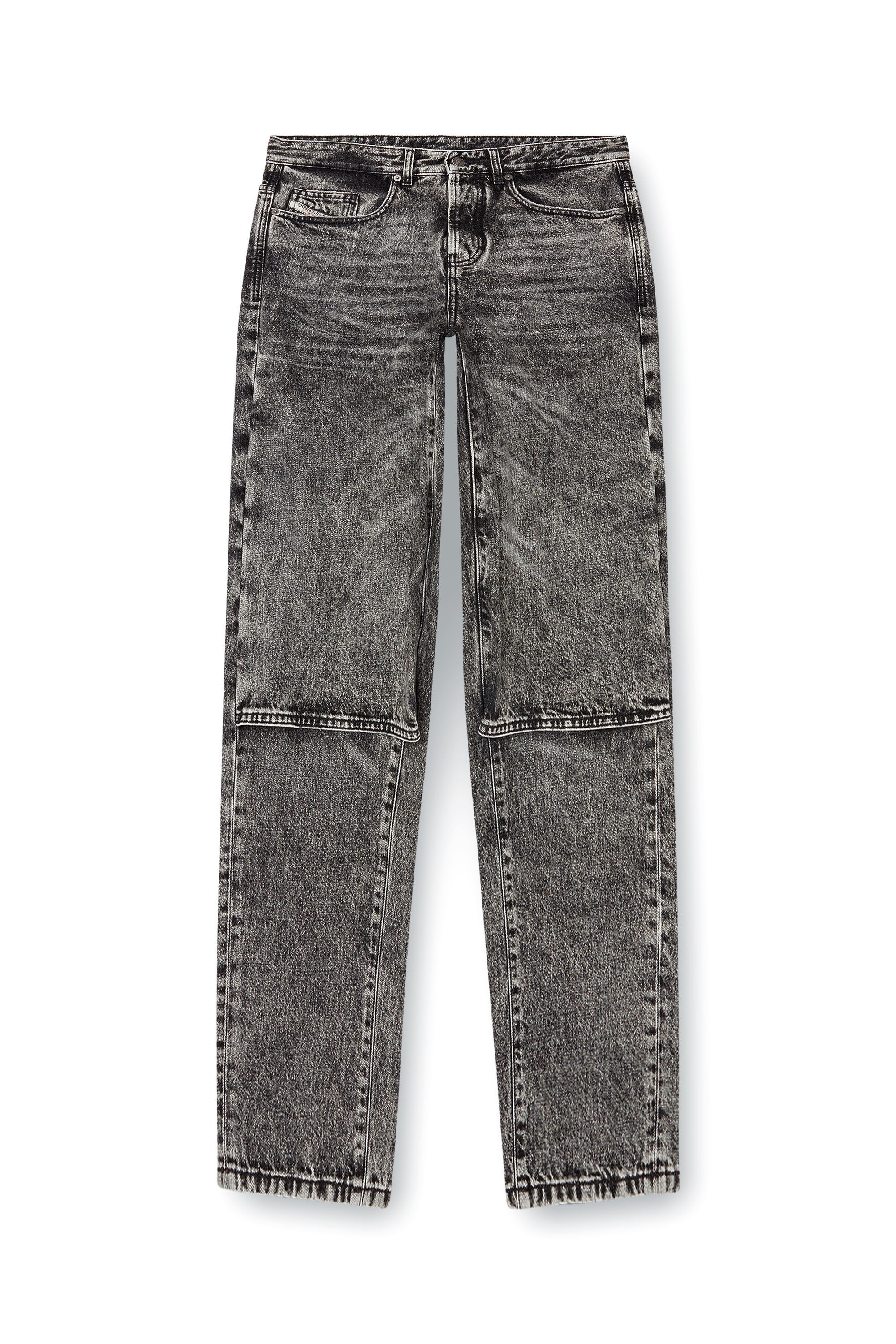 Diesel - Regular Jeans D-Malon 0CBDE Homme, Noir/Gris foncé - Image 2