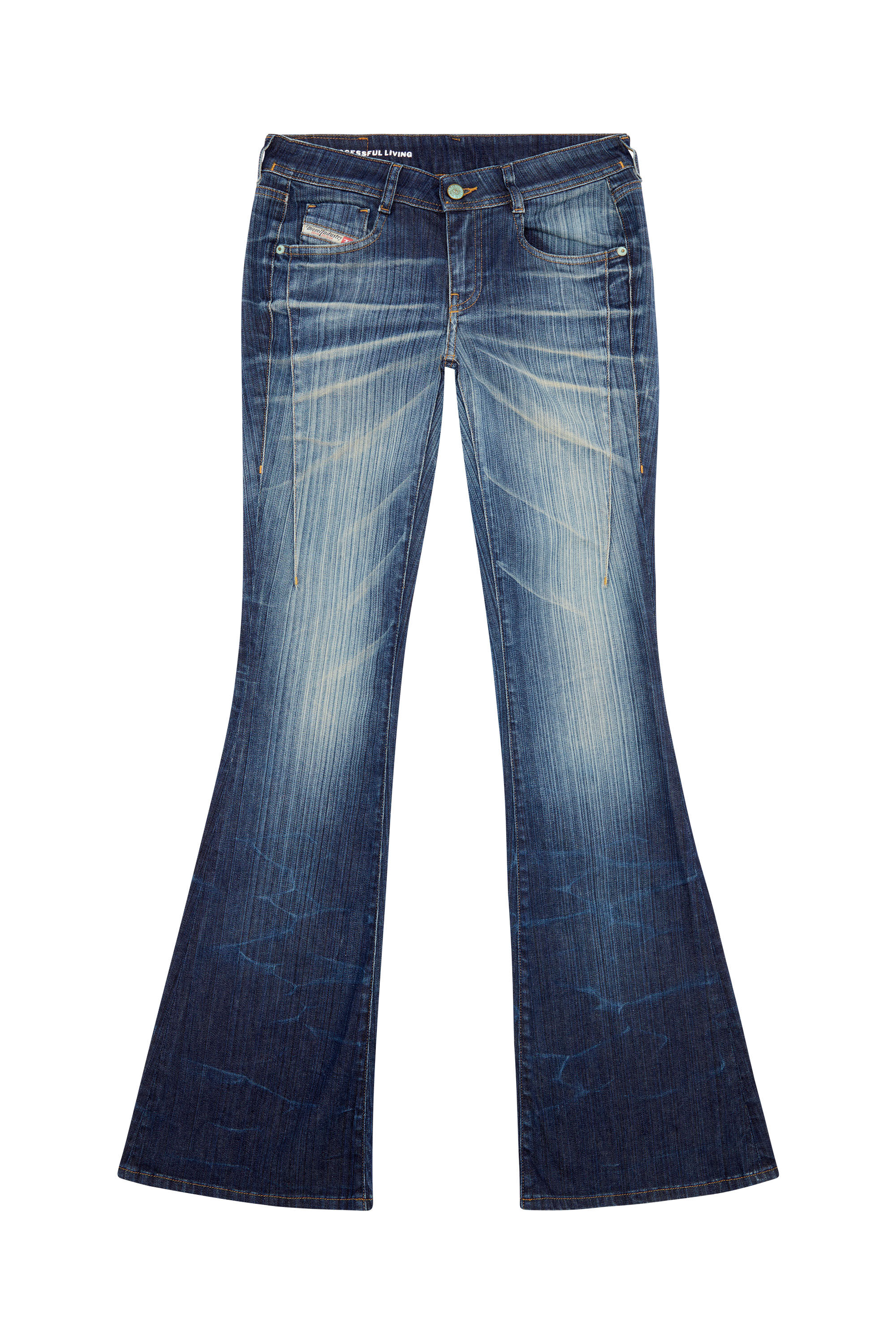 Diesel - Bootcut and Flare Jeans 1969 D-Ebbey 09I03, Dunkelblau - Image 2