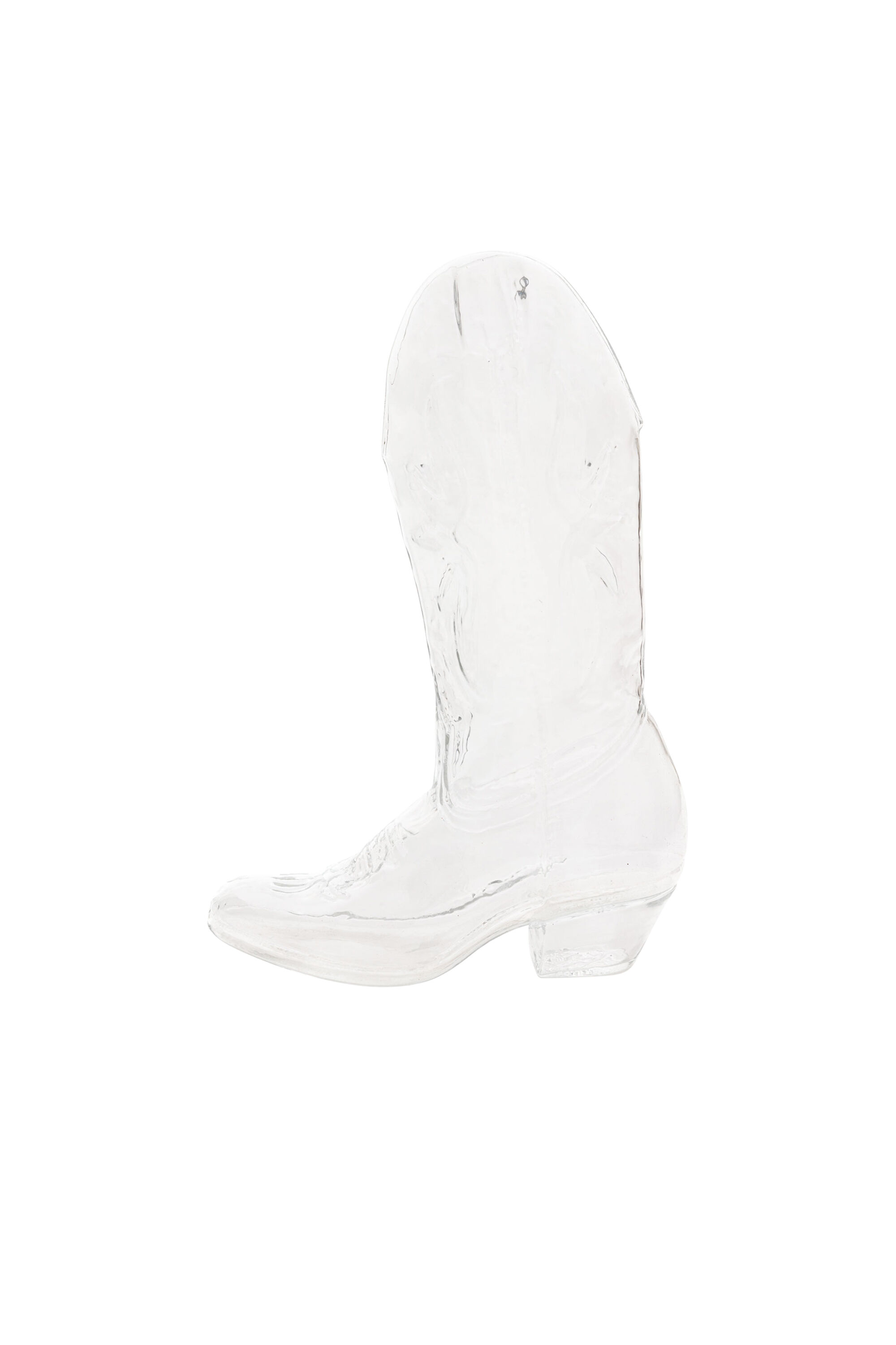 Diesel - 10064 GLASS VASE CRYSTALBOOTIE CM.24X8 H, Vaso in vetro Unisex in Bianco - 4