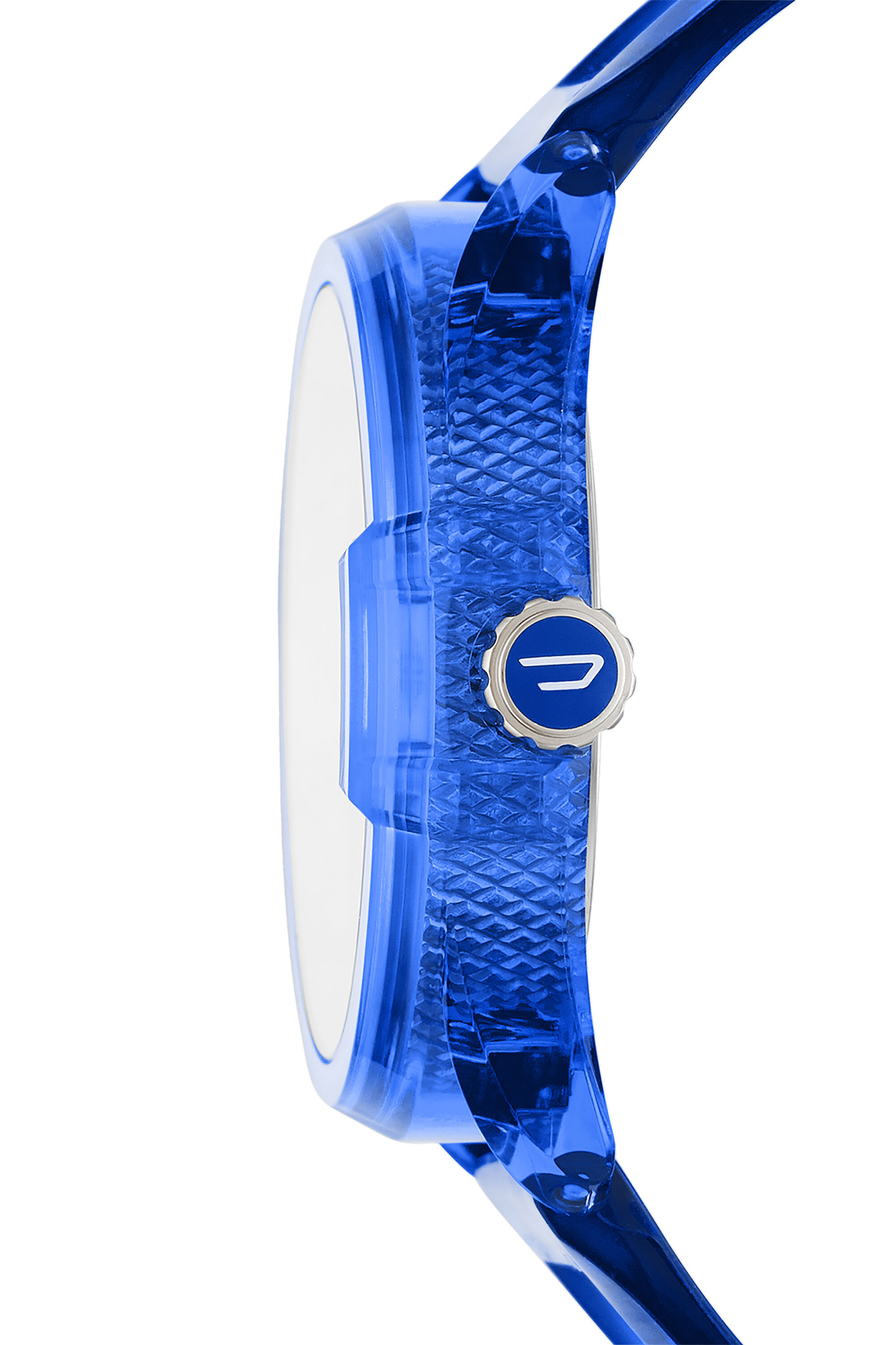 Diesel - DZ1927, Unisex's MS9 three-hand blue transparent watch in Blue - 3