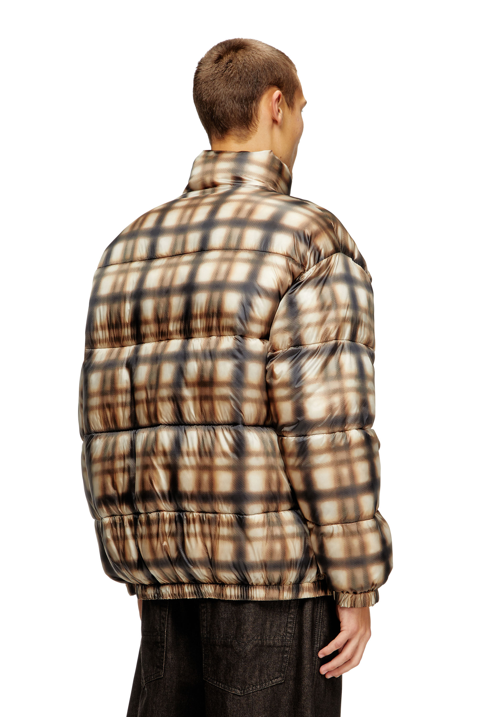 Diesel - W-BOURBON-ENBM, Blouson aviateur réversible matelassé Homme in ToBeDefined - 4