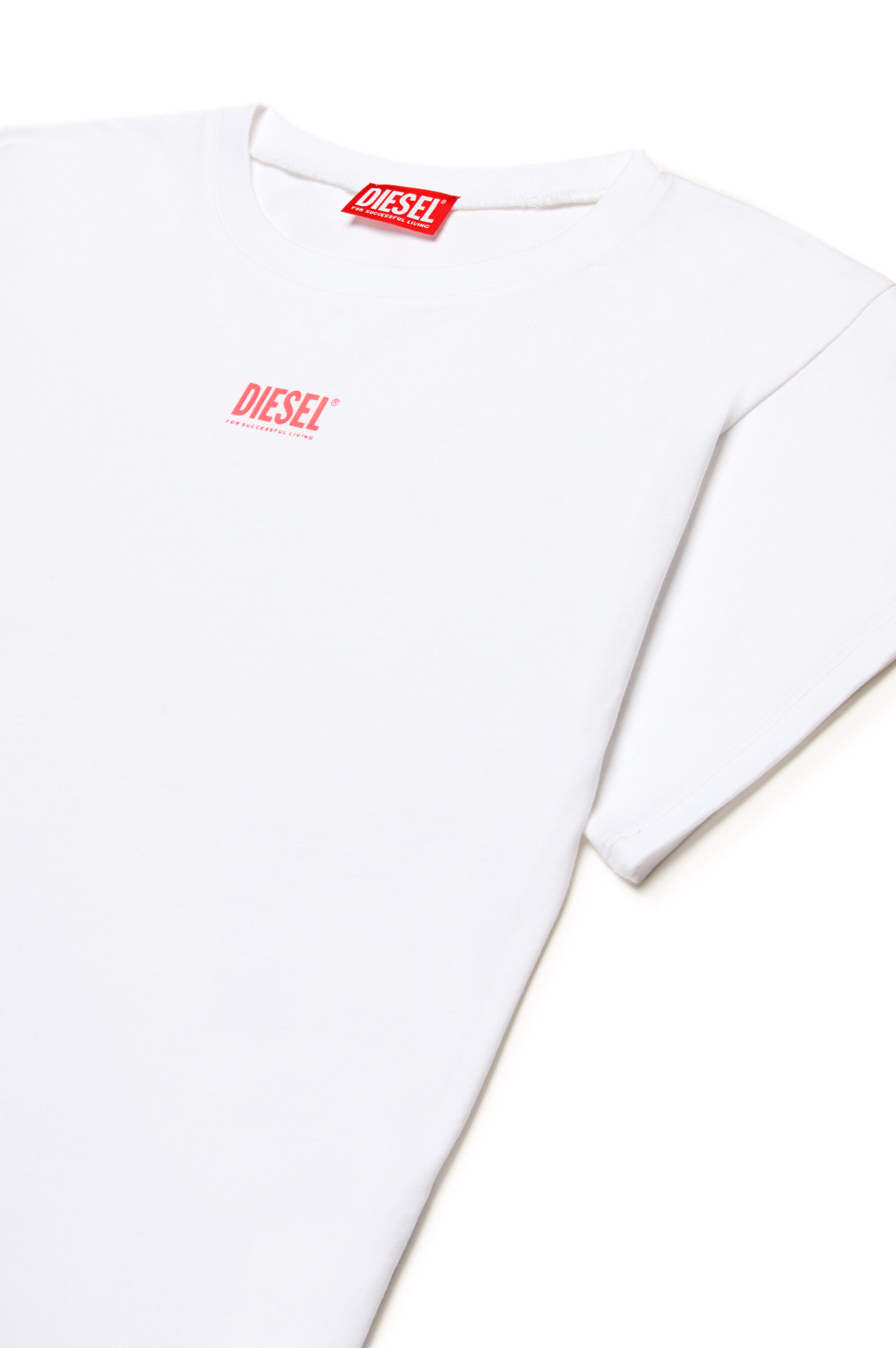 Diesel - MCUTIS, Abito da spiaggia con piccolo logo Donna in Bianco - 3