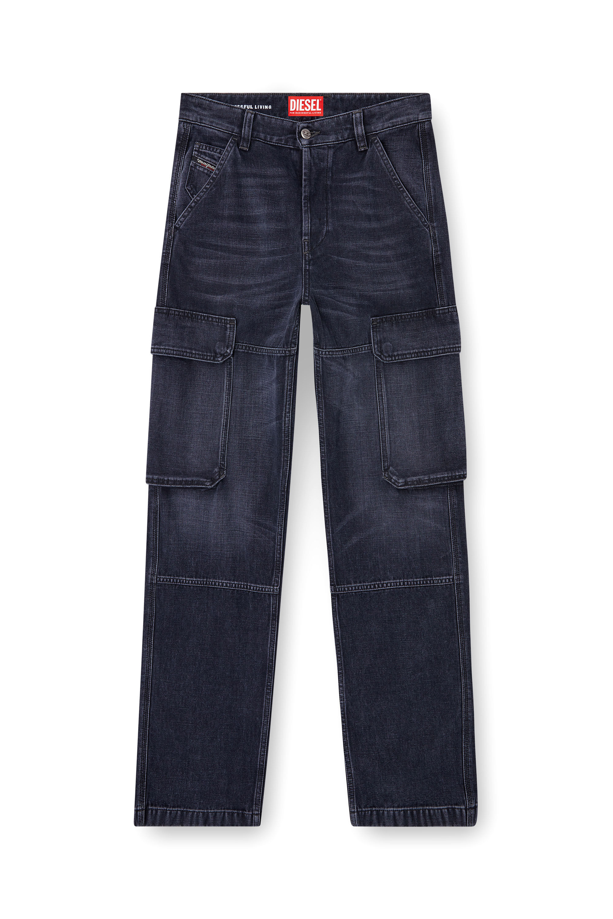 Diesel - Regular Jeans D-Pot 007Z9 Donna, Nero/Grigio scuro - Image 2