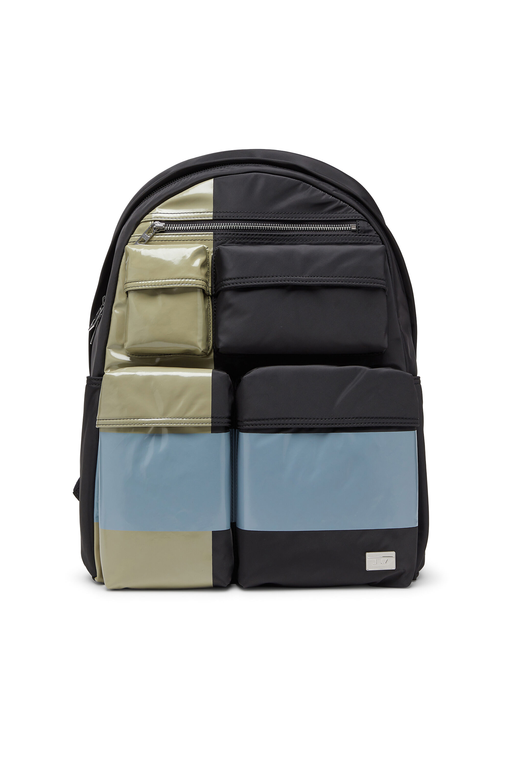 Diesel - MULTI-PKTS BACKPACK X, Multi-Pkts - Zaino color-block con tasche multiple Unisex in Multicolor - 1