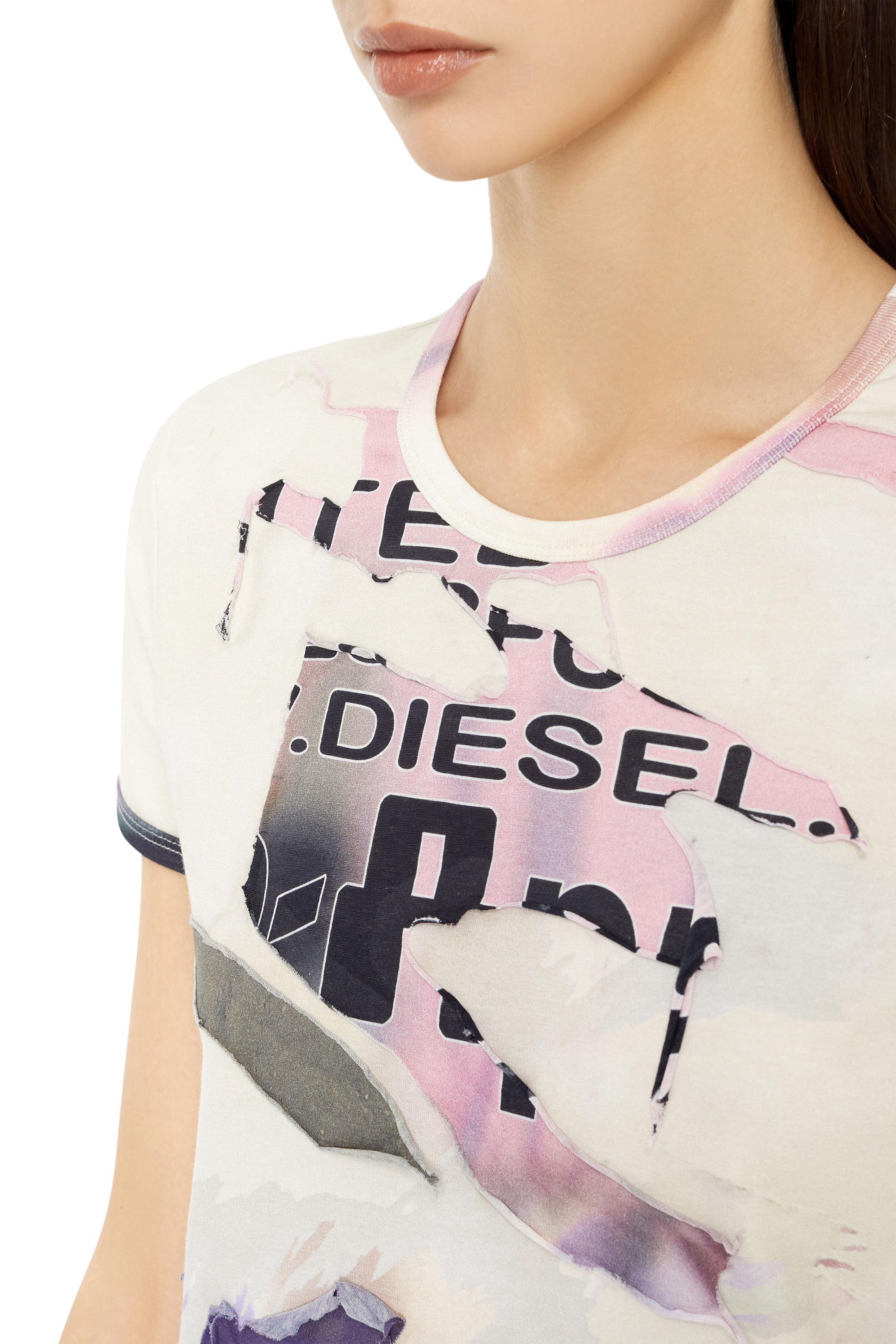 Diesel - T-UNCUTIE-POFF, Blanc - Image 6