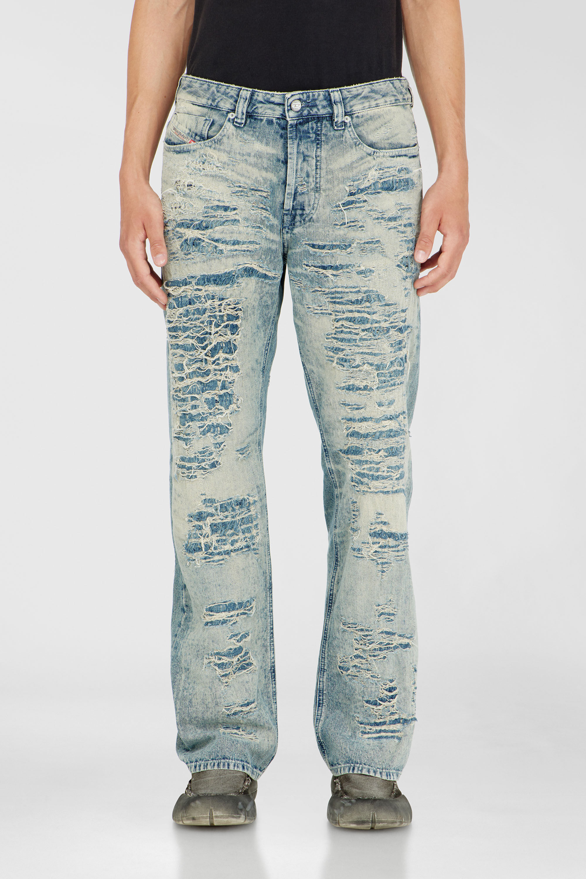 Diesel - Herren Relaxed Jeans 1980 D-Eeper 068YM, Mittelblau - 4