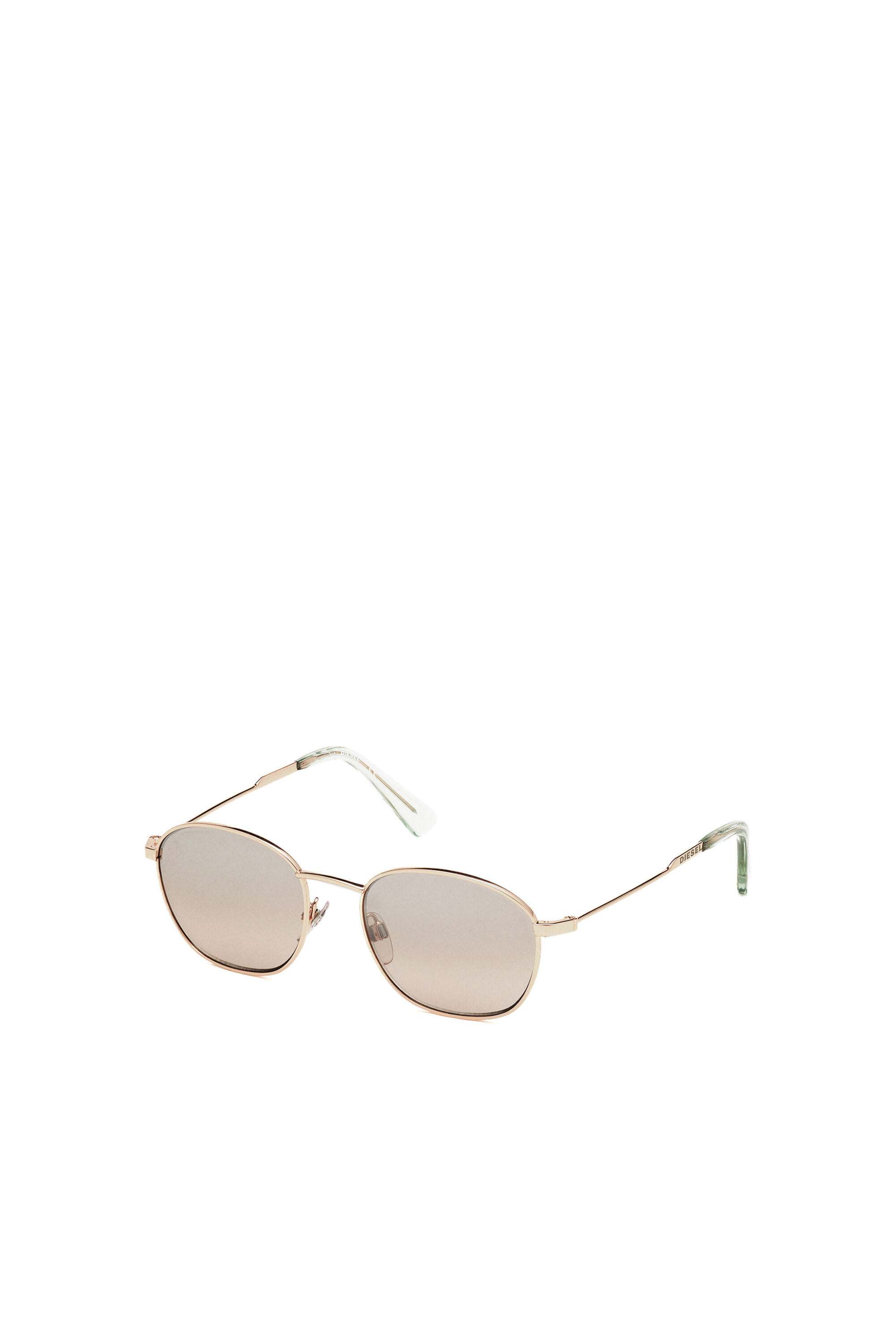 Diesel - DL0307, Unisex Unisex-Sonnenbrille mit abgerundeter Silhouette in Gesichtspuder - 2
