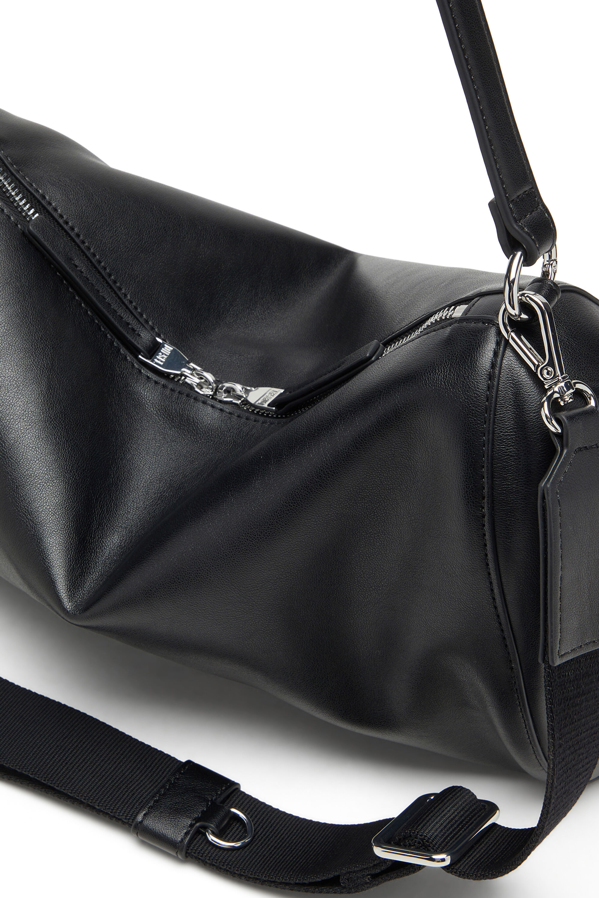 Diesel - LOAD-D SHOULDER BAG X, Load-D-Sac à bandoulière avec côtés à logo rigide Mixte in Noir - 5