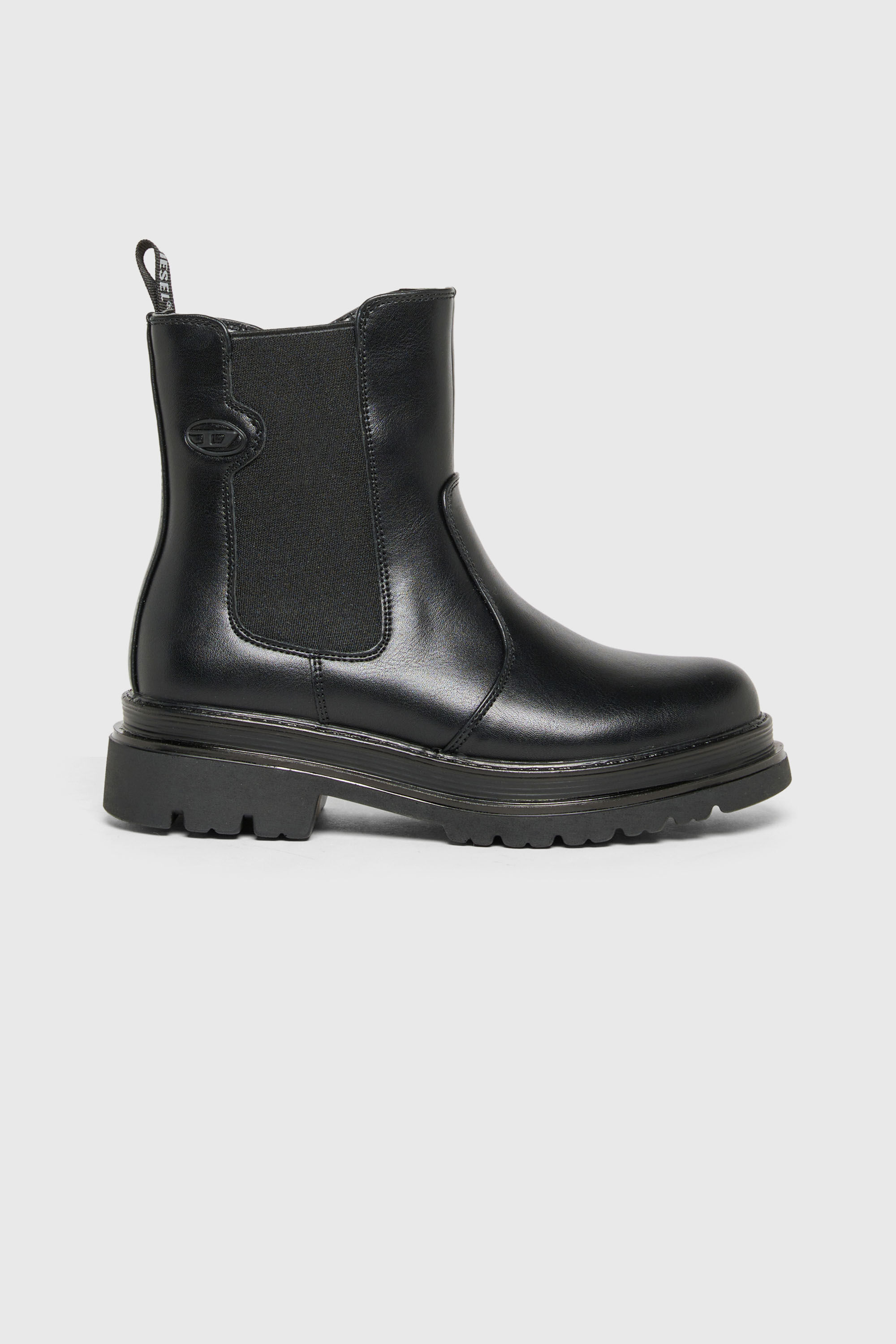 Diesel - D-VYNCOUN, Unisex D-Vyncoun - Chelsea Boots mit Oval D Logo in Schwarz - 1