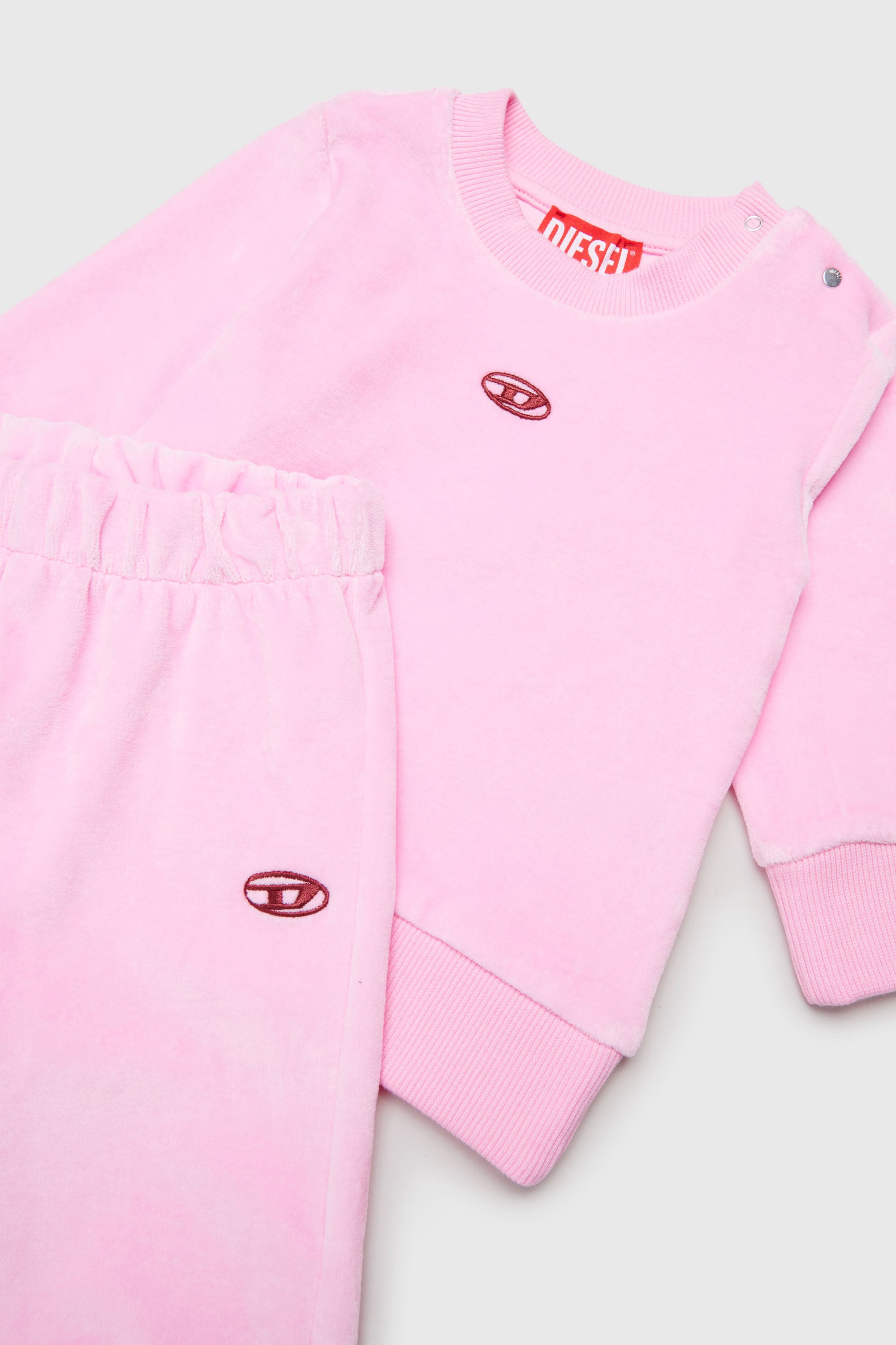 Diesel - SHENIB-SET, Set tuta in cotone con logo Oval D Unisex in ToBeDefined - 3