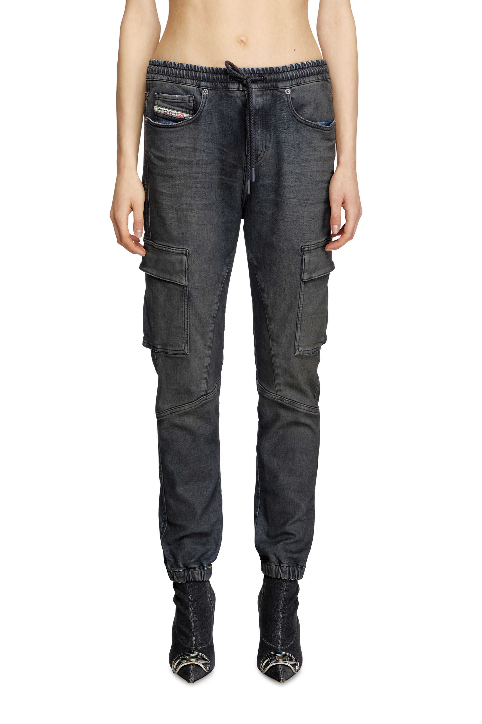 Diesel - Damen Regular 2051 D-Ursy Joggjeans® 09L13, Dunkelblau - 3