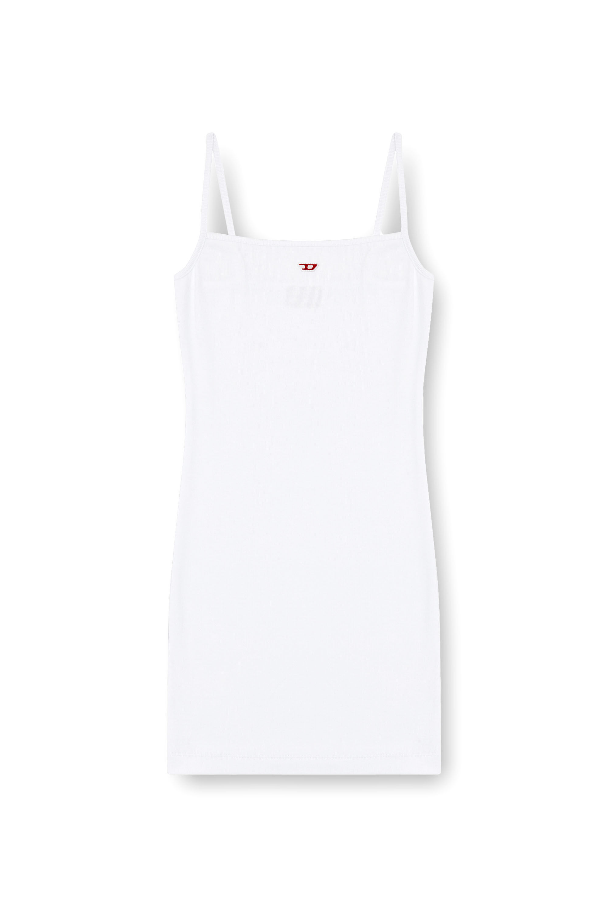 Diesel - D-HOPY-D, Damen Kurzes Hemdkleid mit D-Logo in Weiß - 2