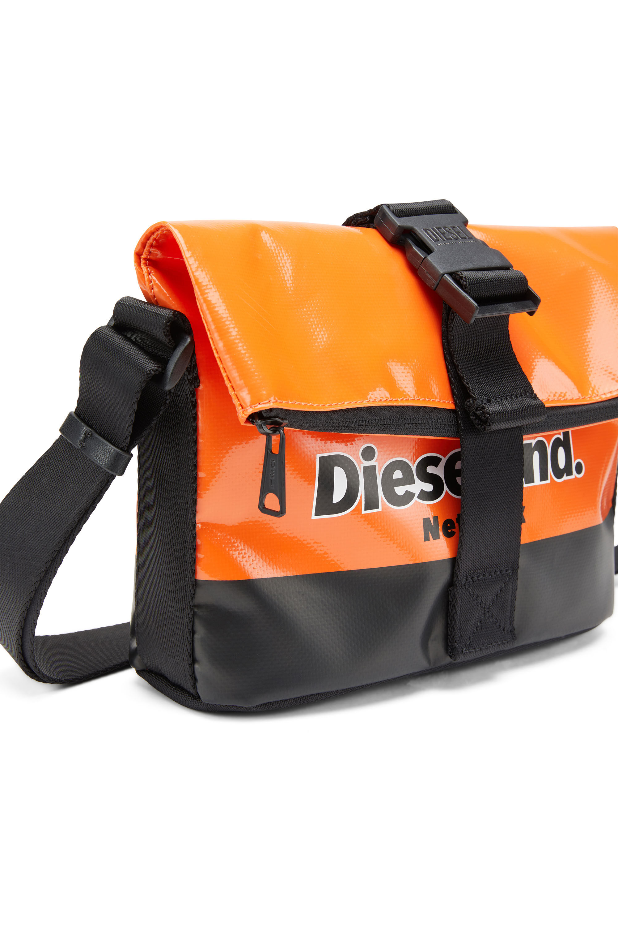 Diesel - TRAP/D SHOULDER BAG S, Arancione - Image 5