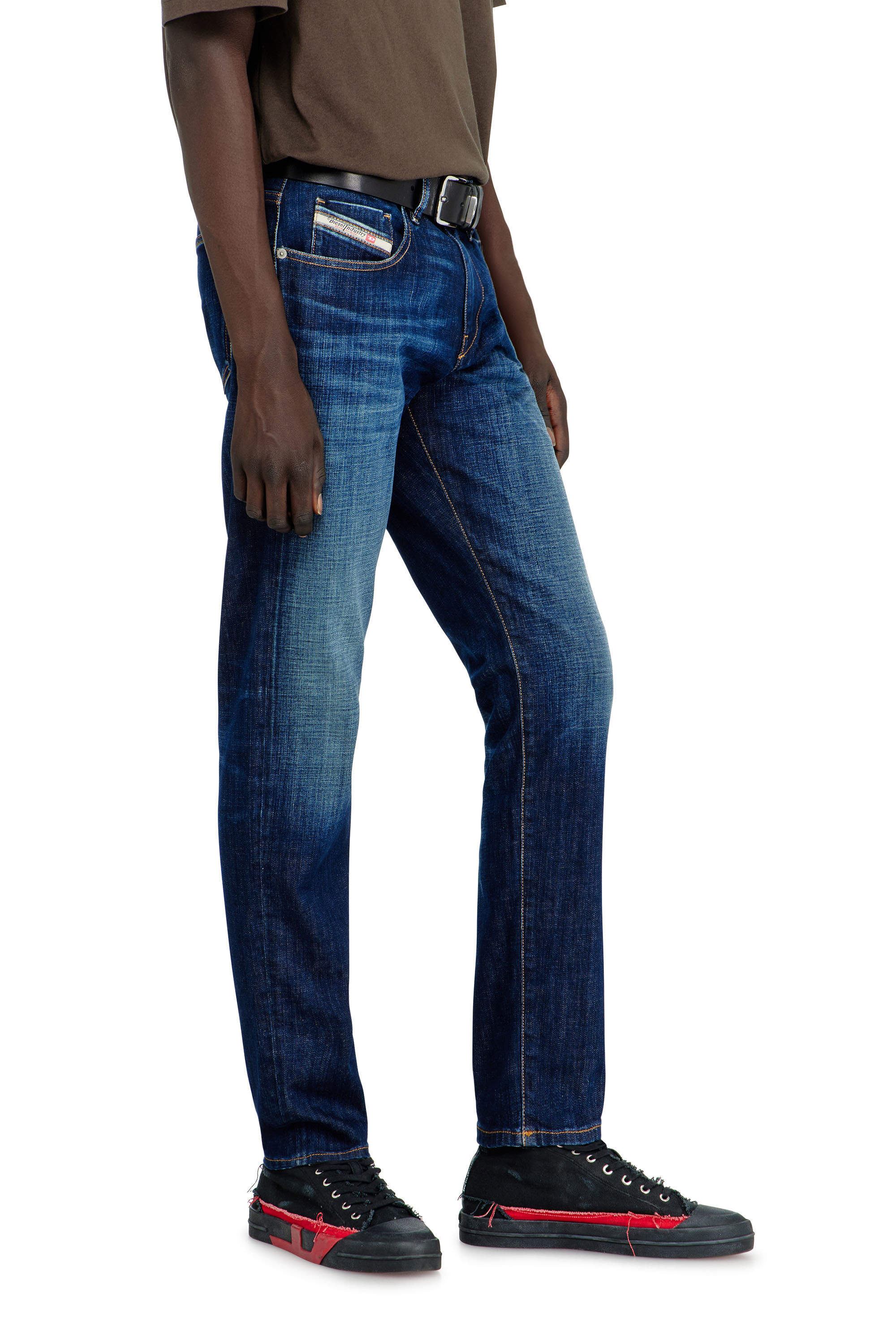 Diesel - Slim Jeans 2019 D-Strukt 09L61 Uomo, Blu medio - Image 7