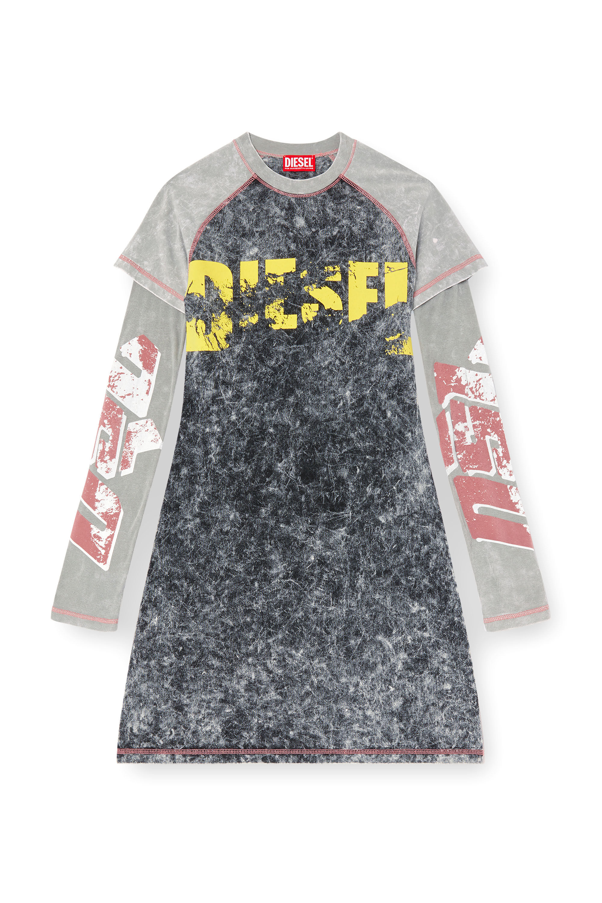 Diesel - D-BUXT-Q1, Miniabito a strati Donna in Nero - 2