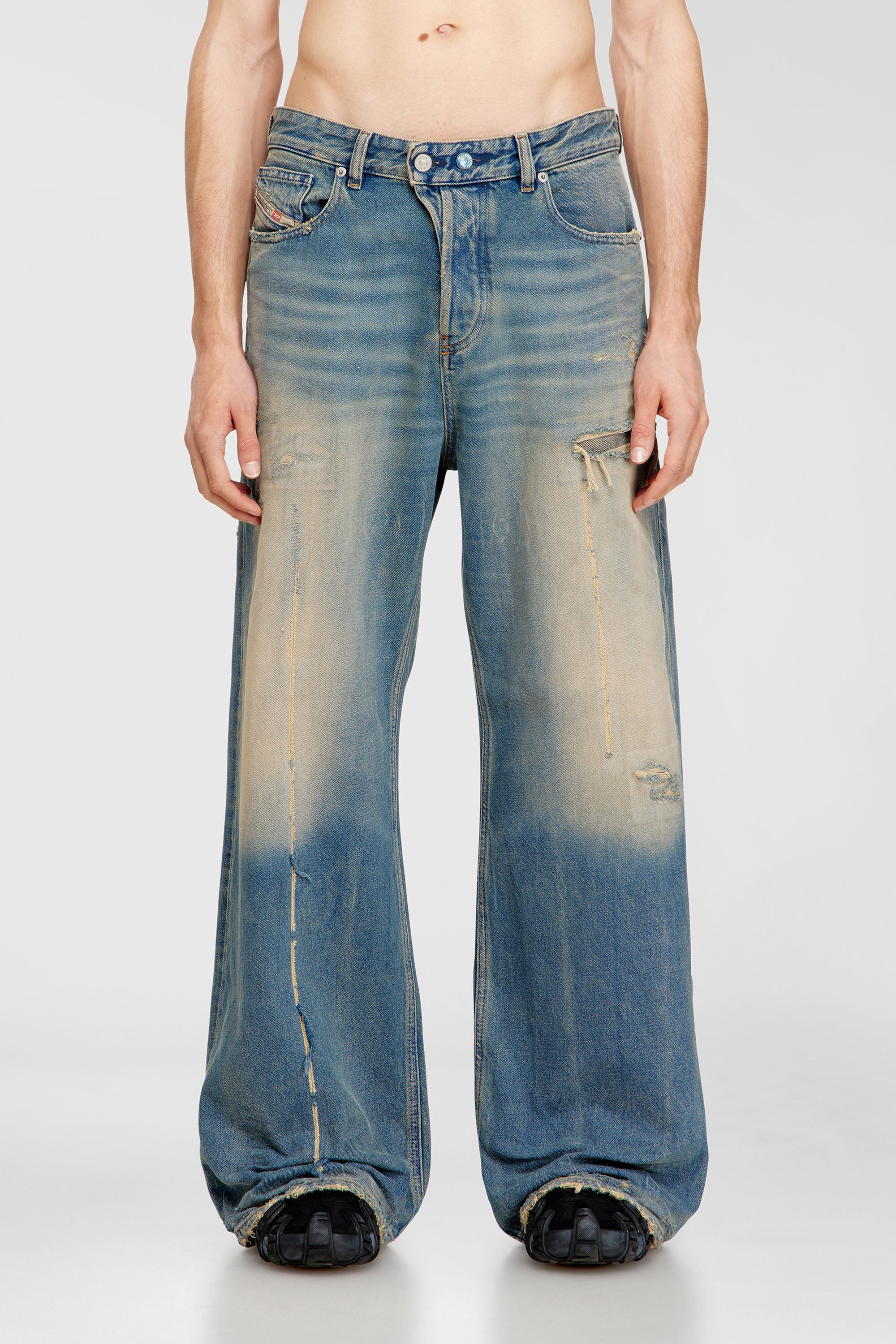 Diesel - Relaxed Jeans 1996 D-Sire 09N29 Mixte, Bleu moyen - Image 4