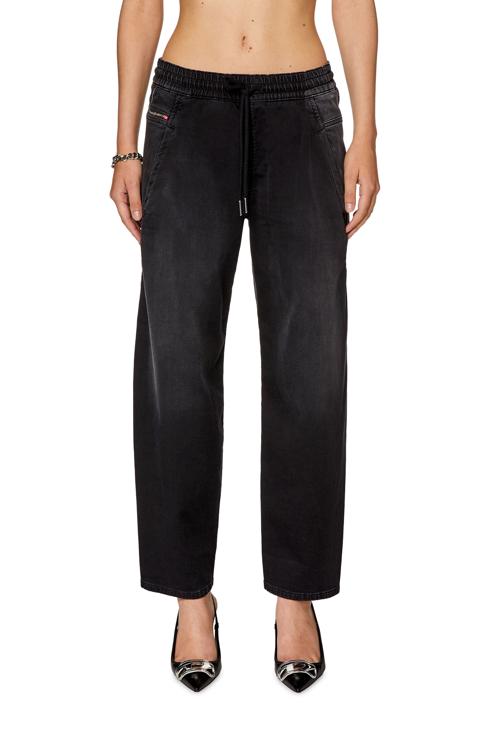 Diesel - Damen Boyfriend 2031 D-Krailey Joggjeans® 068EC, Schwarz/Dunkelgrau - 3