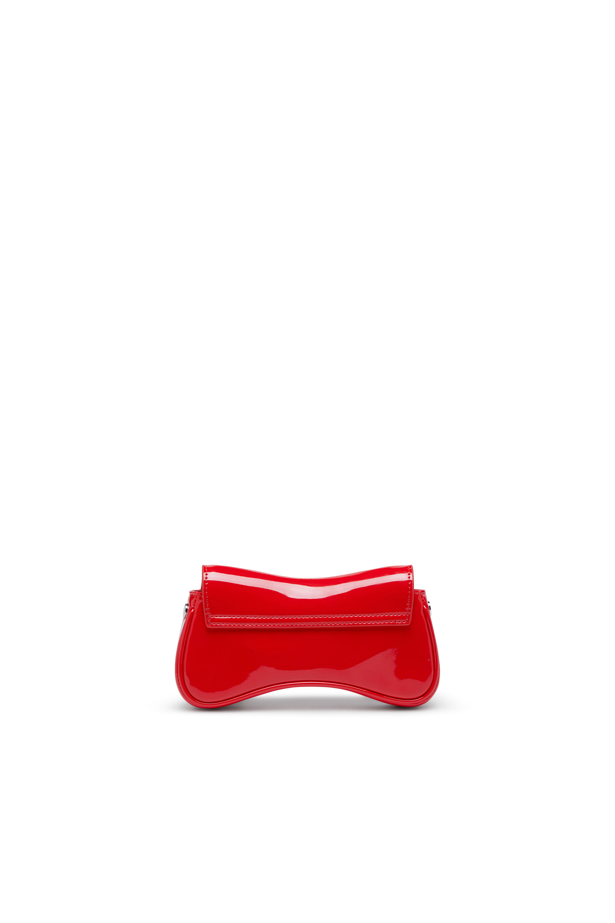 Diesel - PLAY CROSSBODY XS, Play-Petit sac bandouli&egrave;re glossy Femme in Rouge - 3